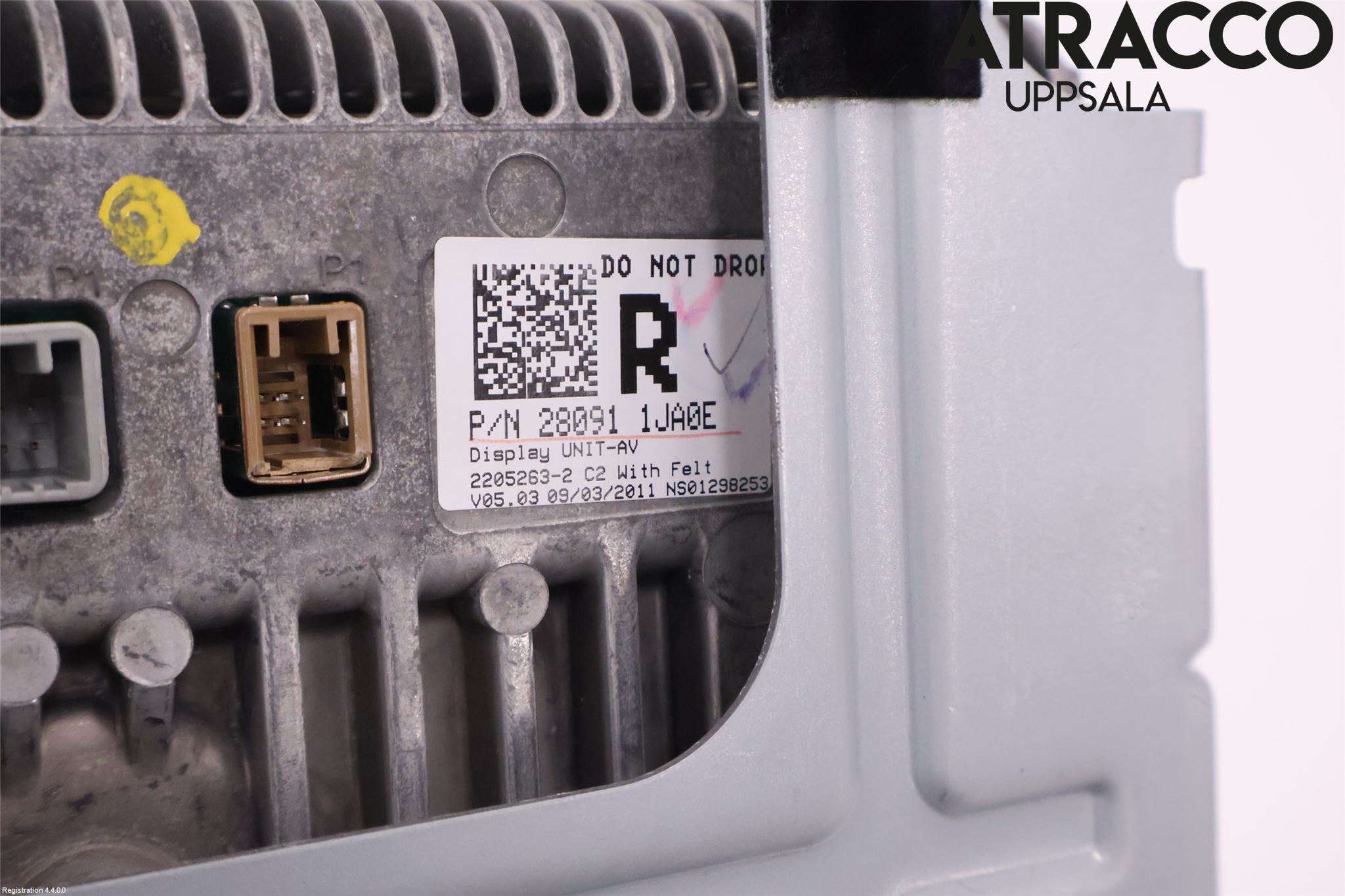 Infiniti FX35/FX45 Bildskärm