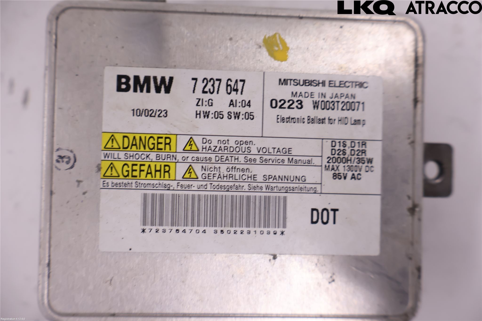 BMW 3 E90/91 SED/TOU 05-12 Styrenhet Strålkastare