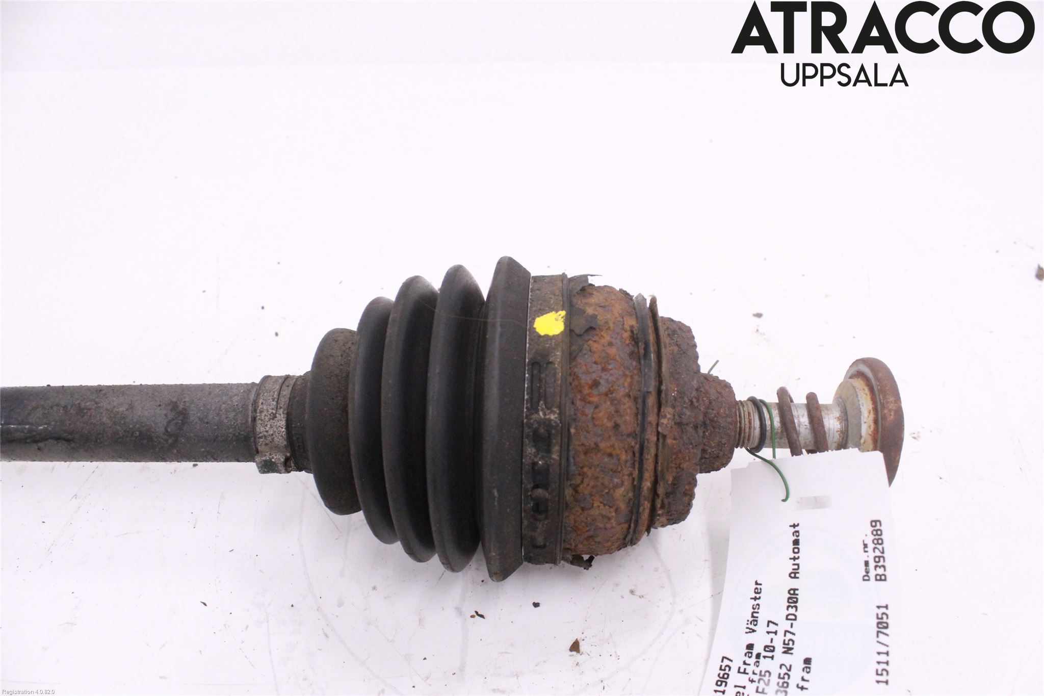 BMW X3 F25 10-17 Drivaxel Fram Vänster