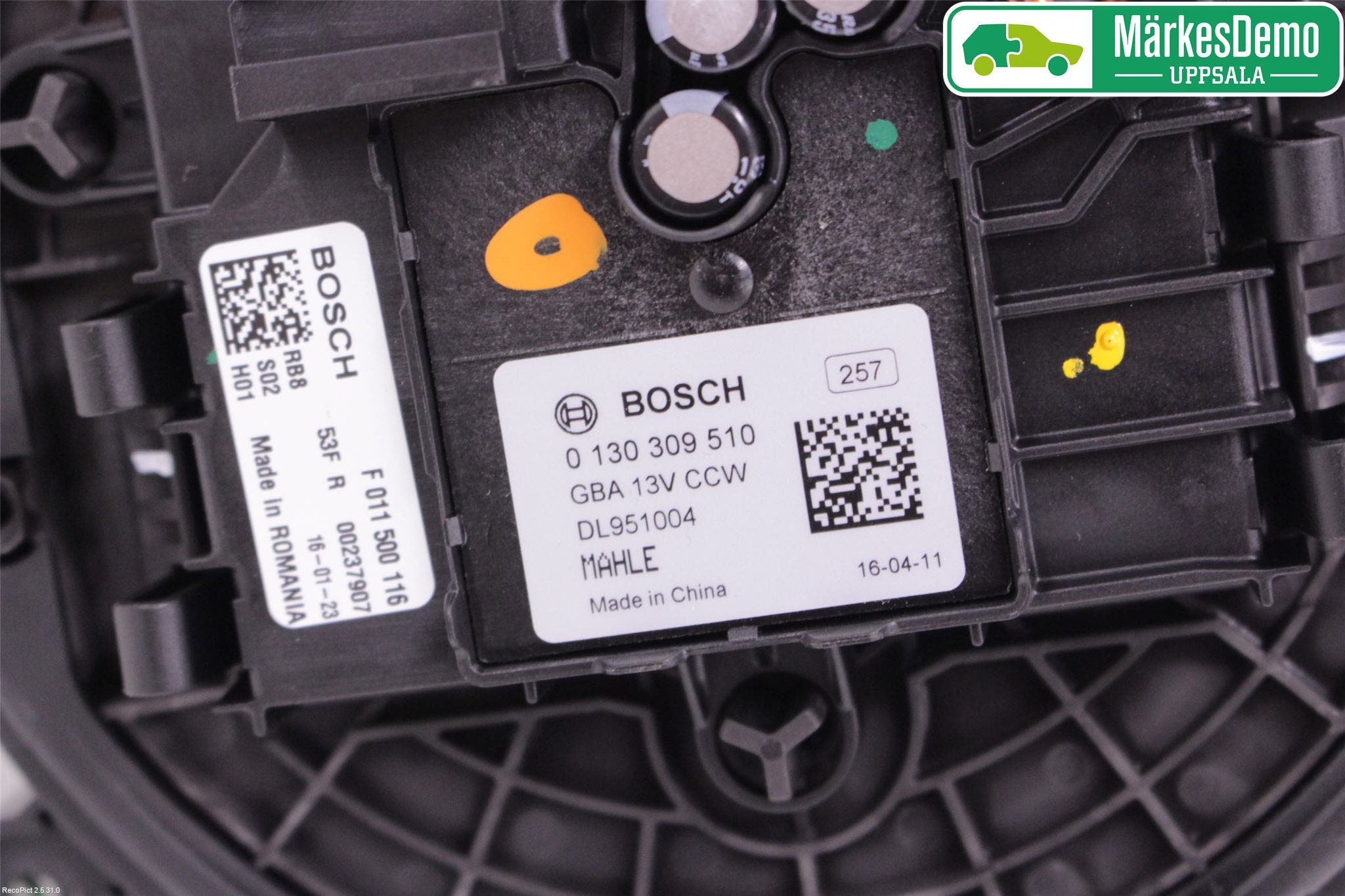 Opel ASTRA K 16-22 Värmefläkt