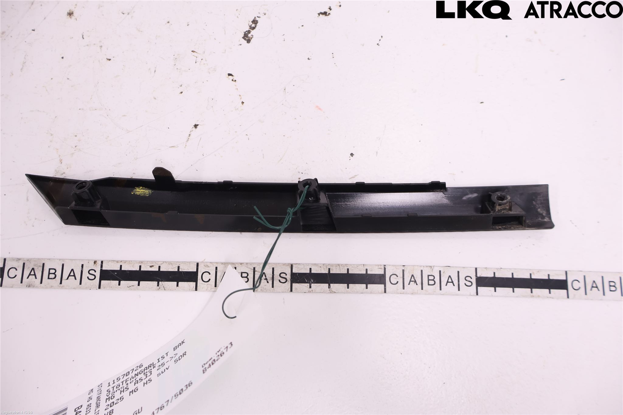 MG HS AS33 25->> Stötfångarlist Bak