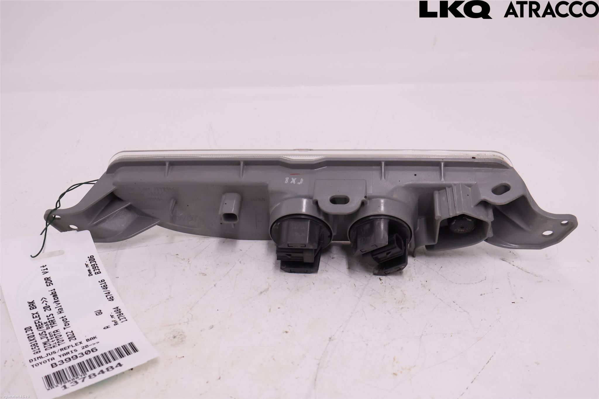 Toyota YARIS XP21 20- Dimljus/Reflex Bak