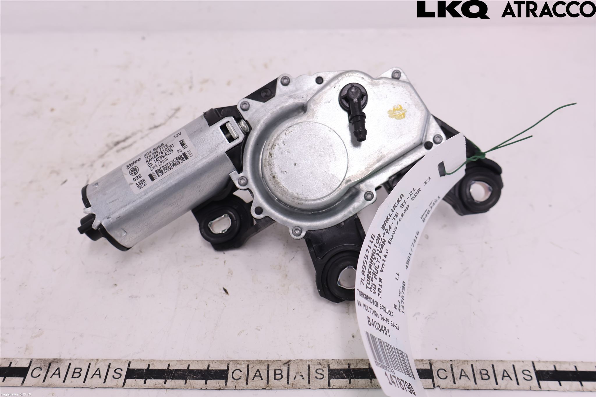 Volkswagen VW MULTIVAN T4-T6 91-21 Torkarmotor Baklucka