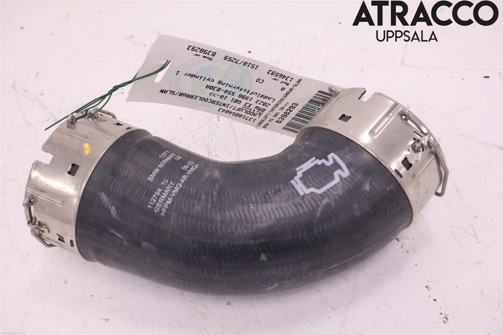 BMW X3 G01 18- Laddluft-Intercoolerrör