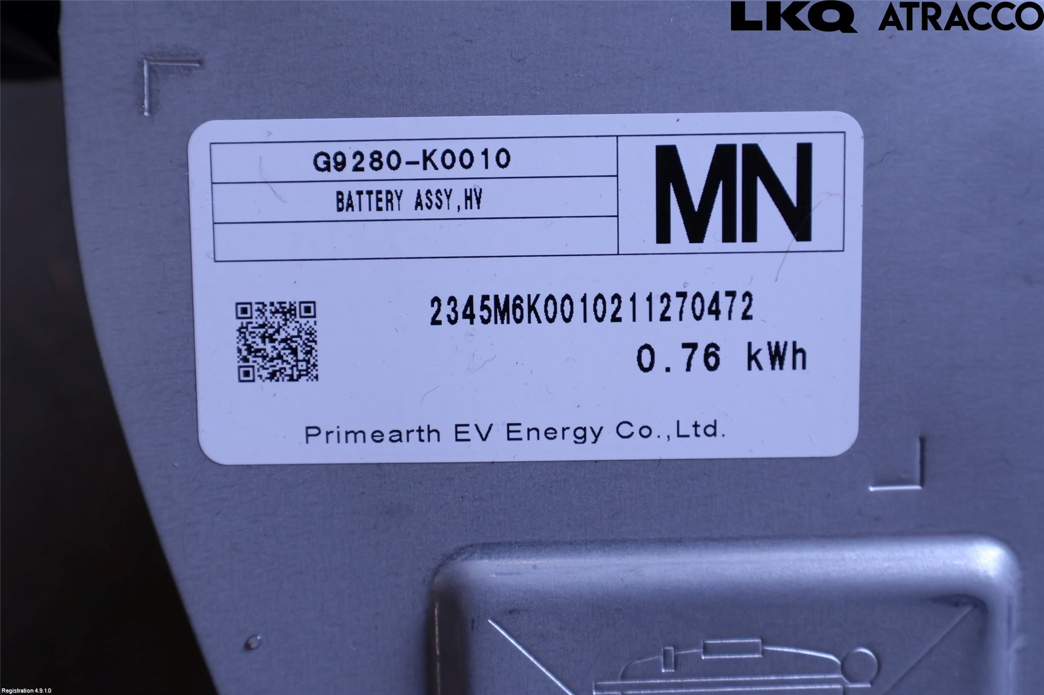 Toyota YARIS XP21 20- Batteri Högspänning