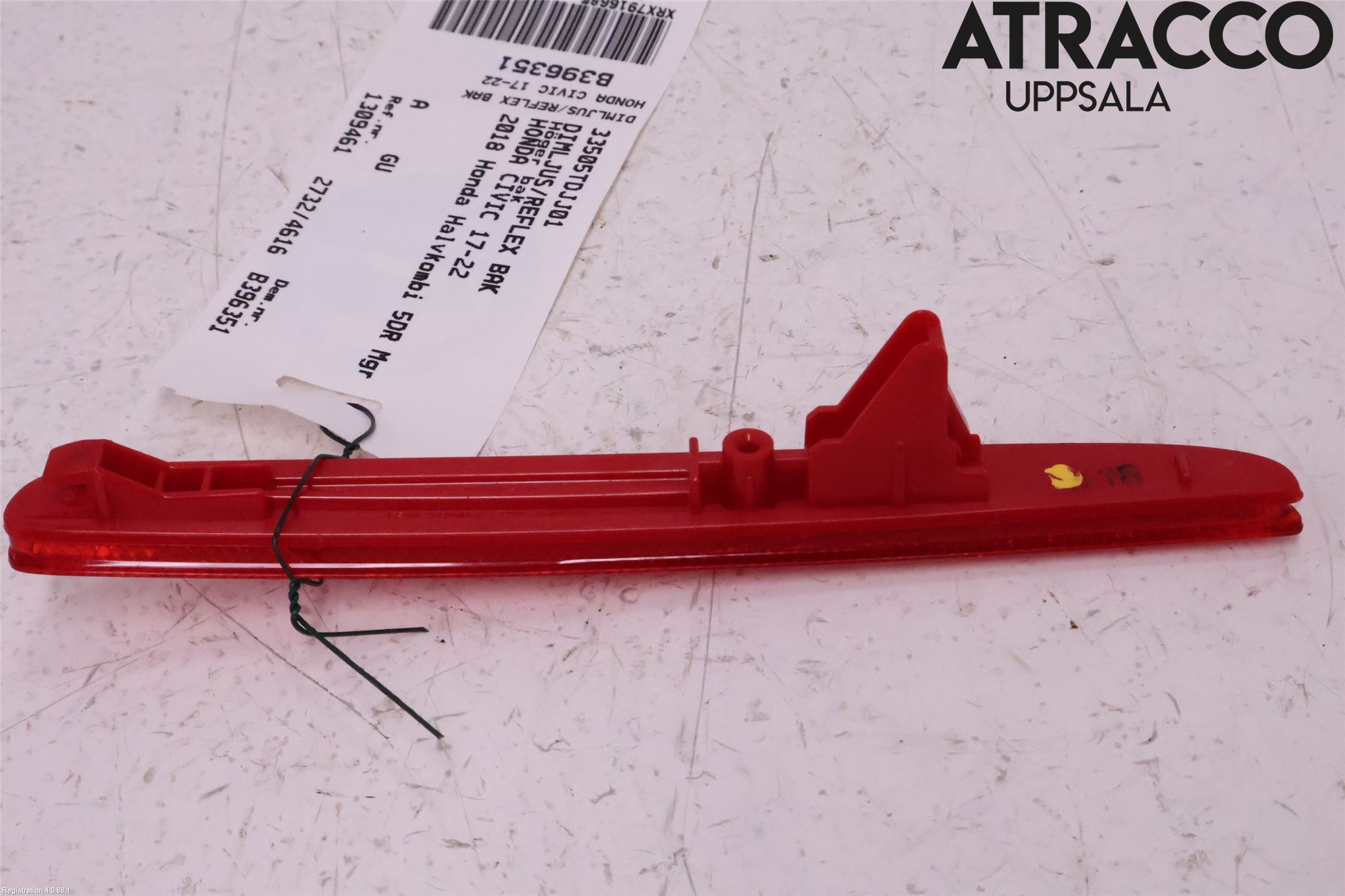 Honda CIVIC 17-22 Dimljus/Reflex Bak