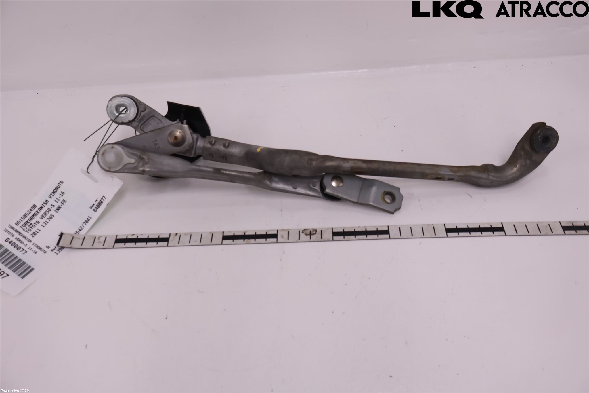 Toyota VERSO-S 11-16 Torkarmekanism Vindruta