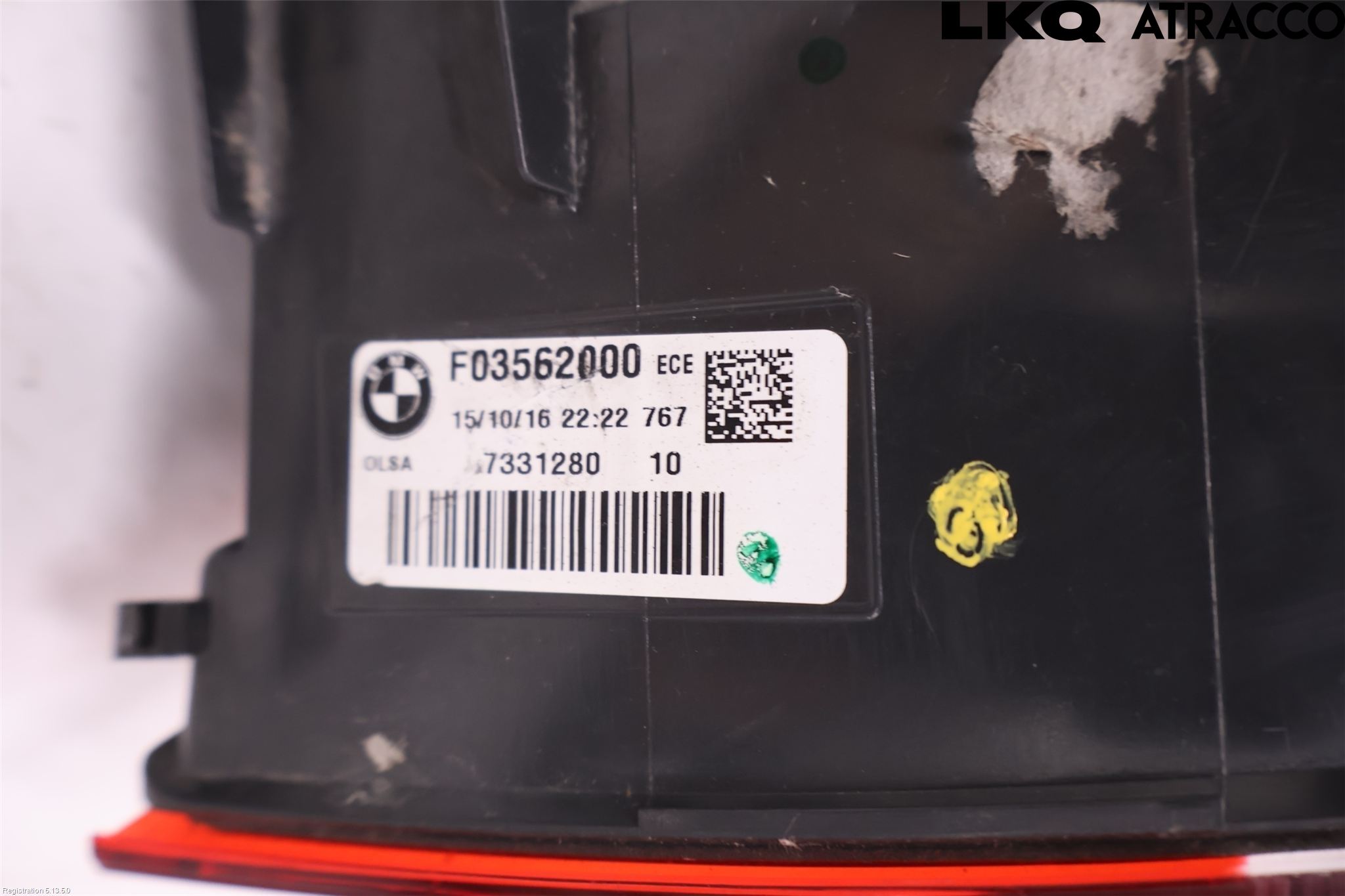 BMW X4 F26 14-18 Bakljus Höger