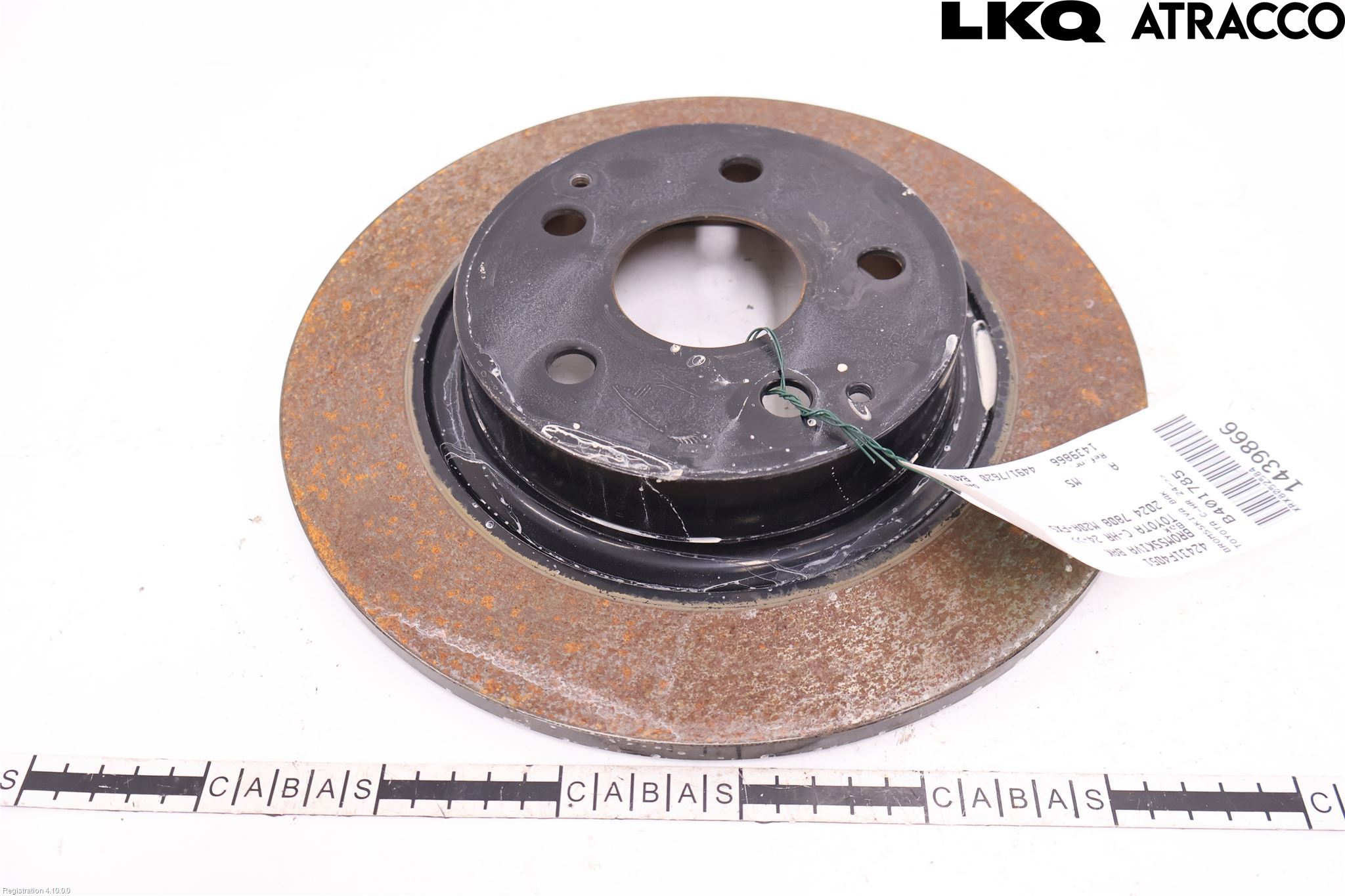 Toyota C-HR 24- Bromsskiva Bak