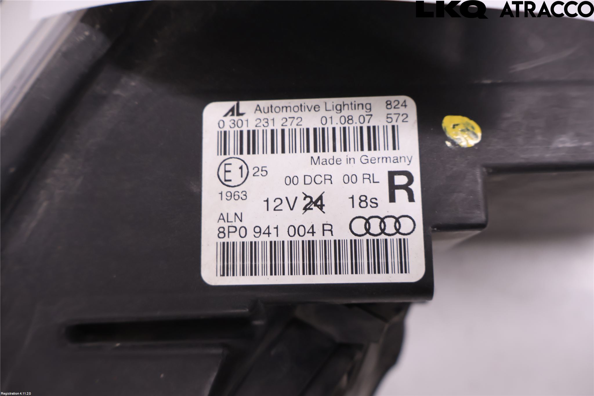 Audi A3/S3 05-13 Strålkastare Höger