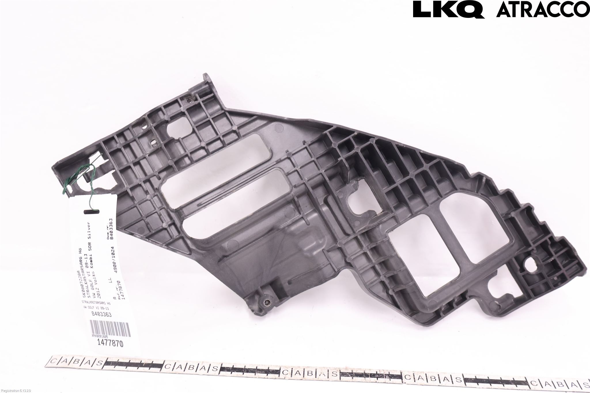 Volkswagen VW GOLF VI 09-13 Strålkastarsarg Höger