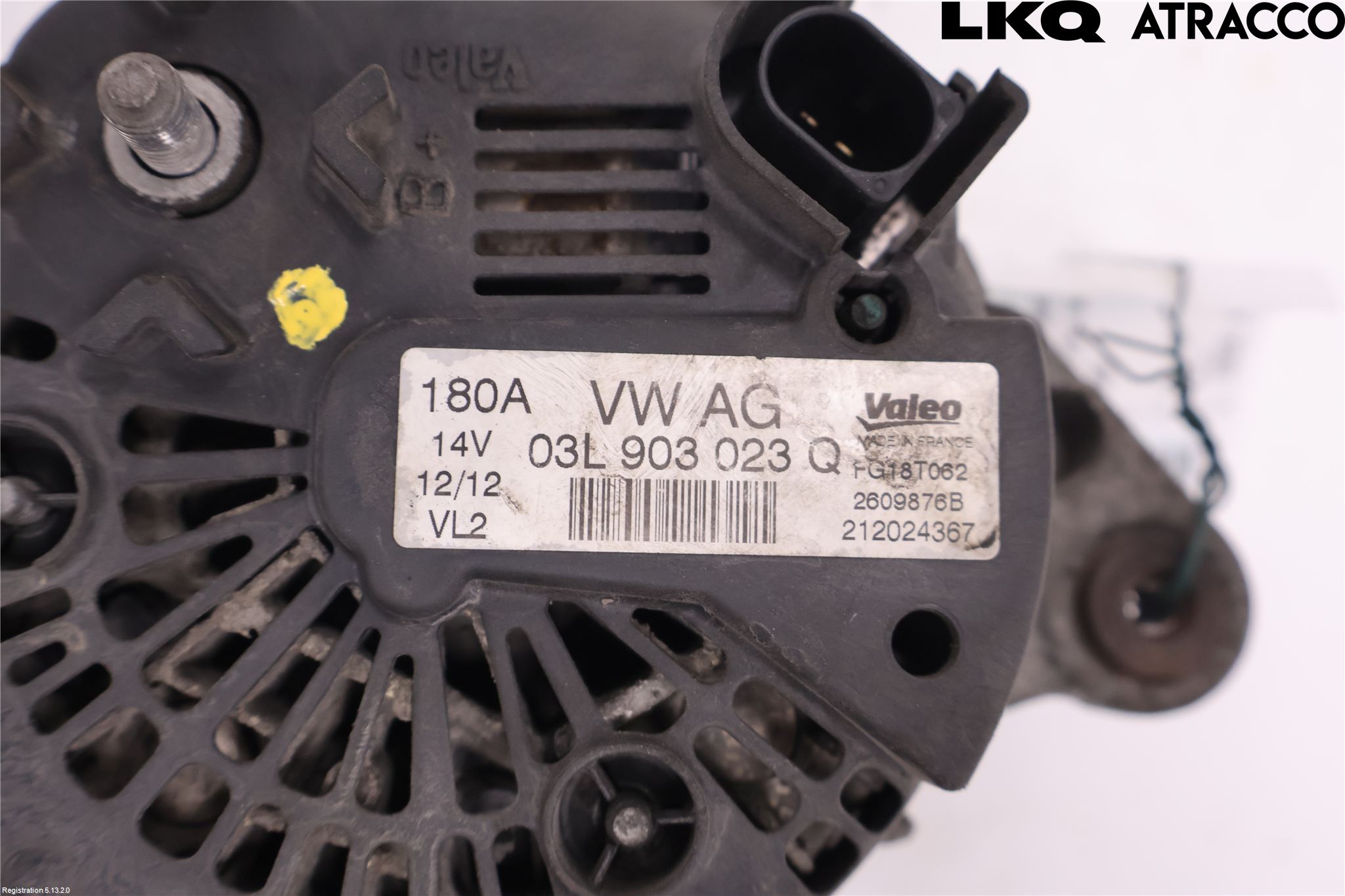 Volkswagen VW TRANSP/CARAVELLE (T5) 04-15 Generator