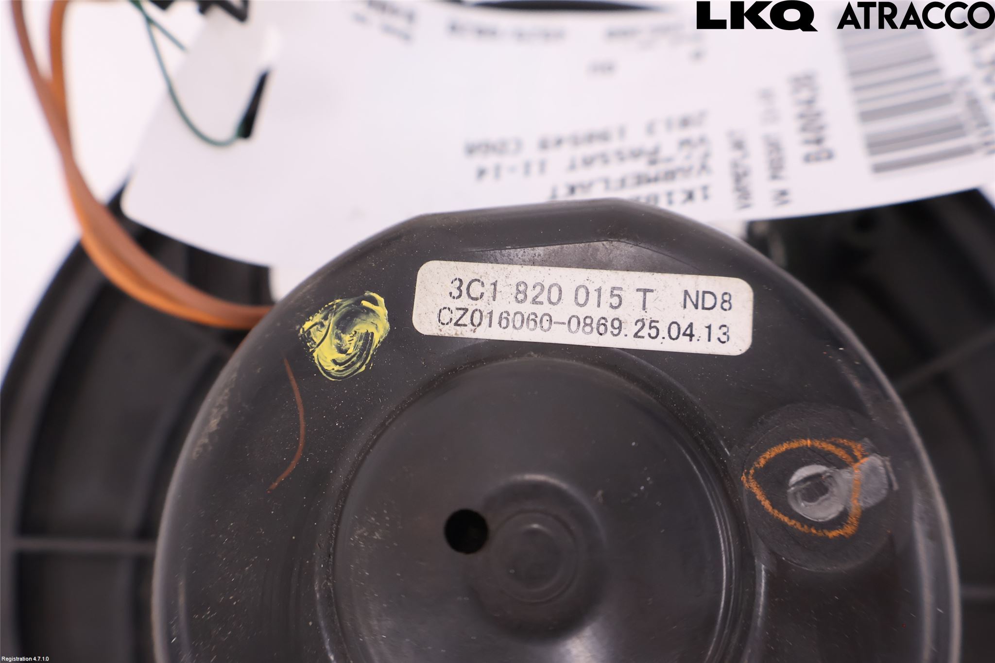 Volkswagen VW PASSAT 11-14 Värmefläkt