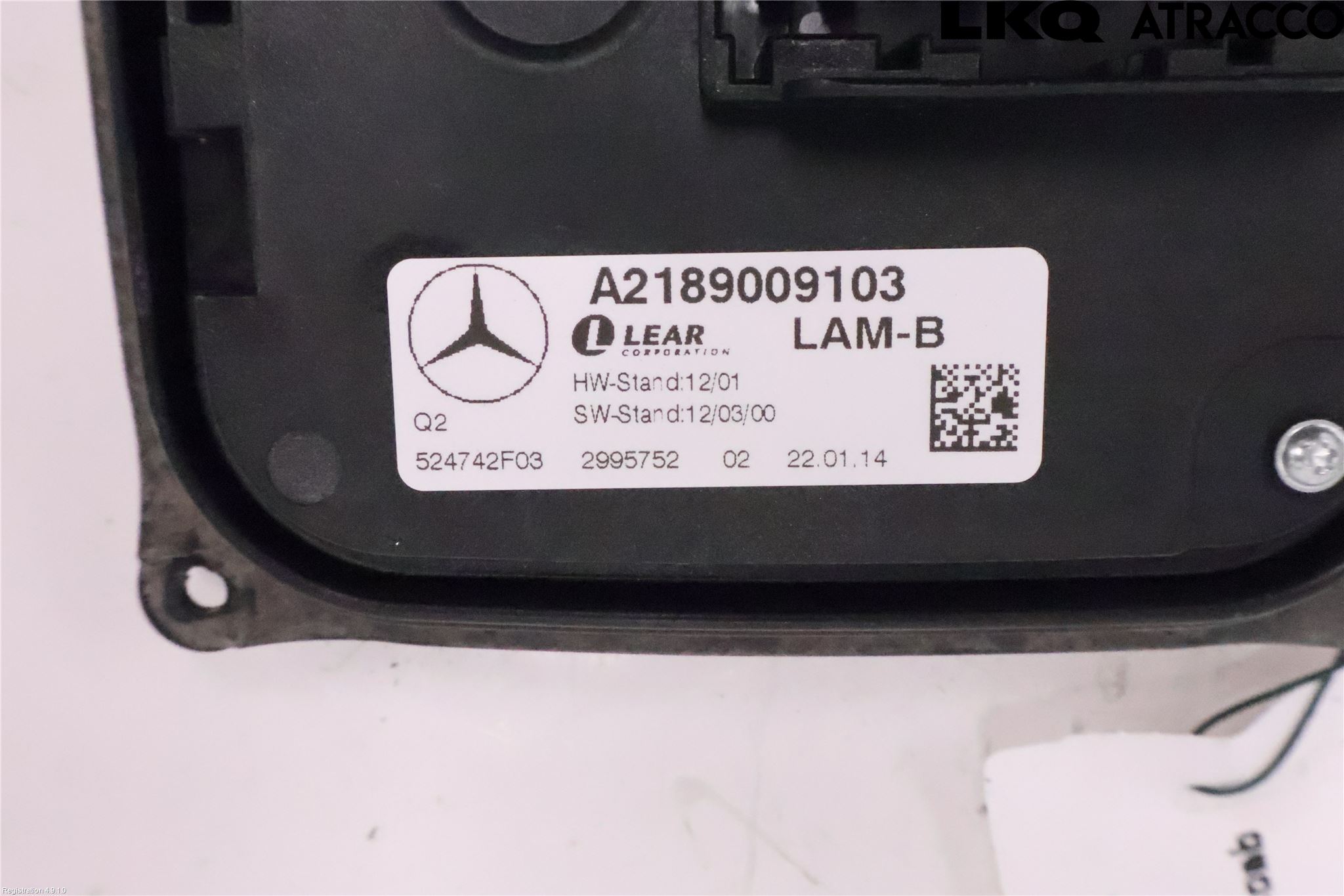 Mercedes-Benz MB C-KLASS (W204) 07-15 Styrenhet Strålkastare