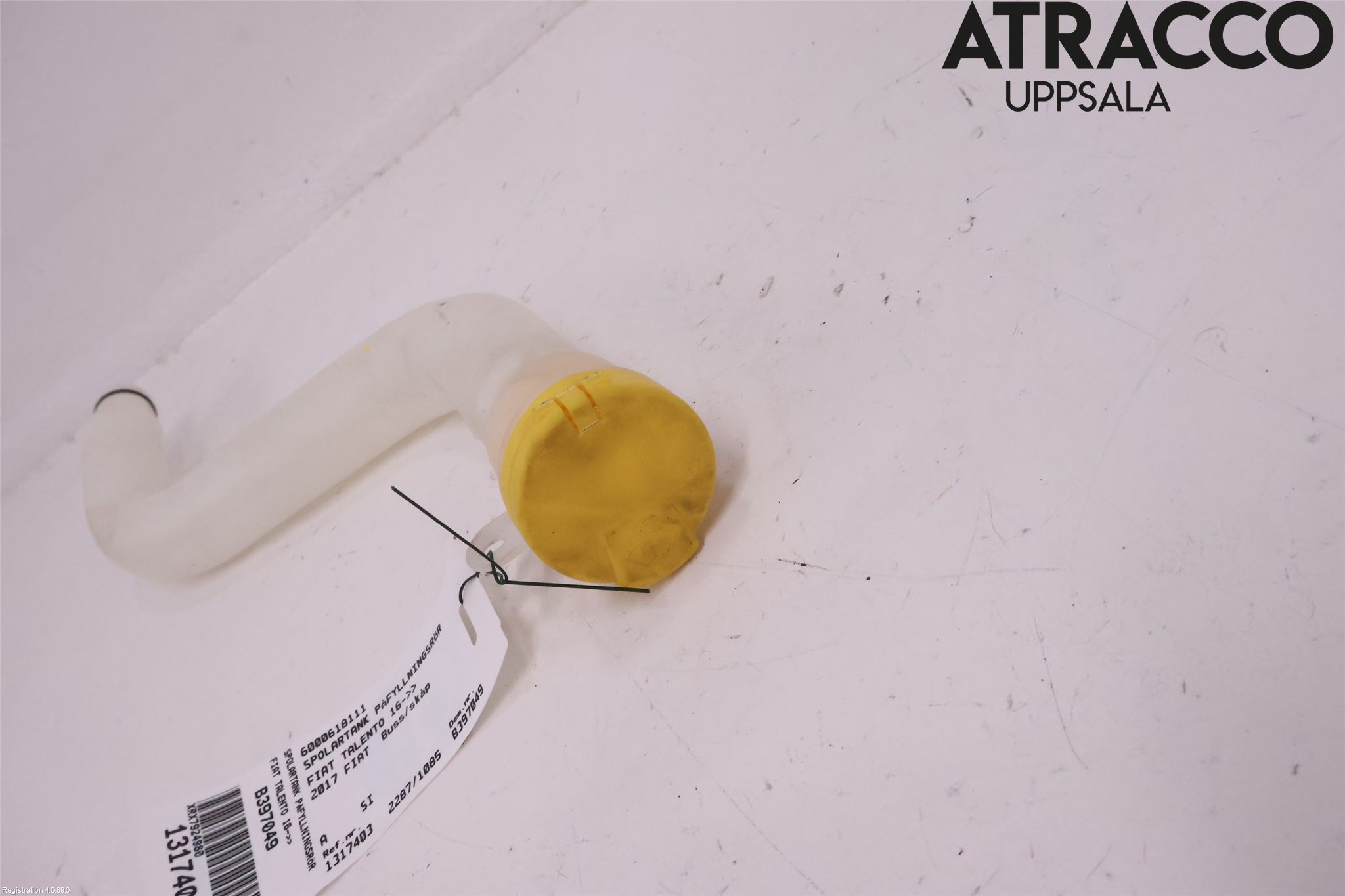 Fiat TALENTO 16- Spolartank Påfyllningsrör