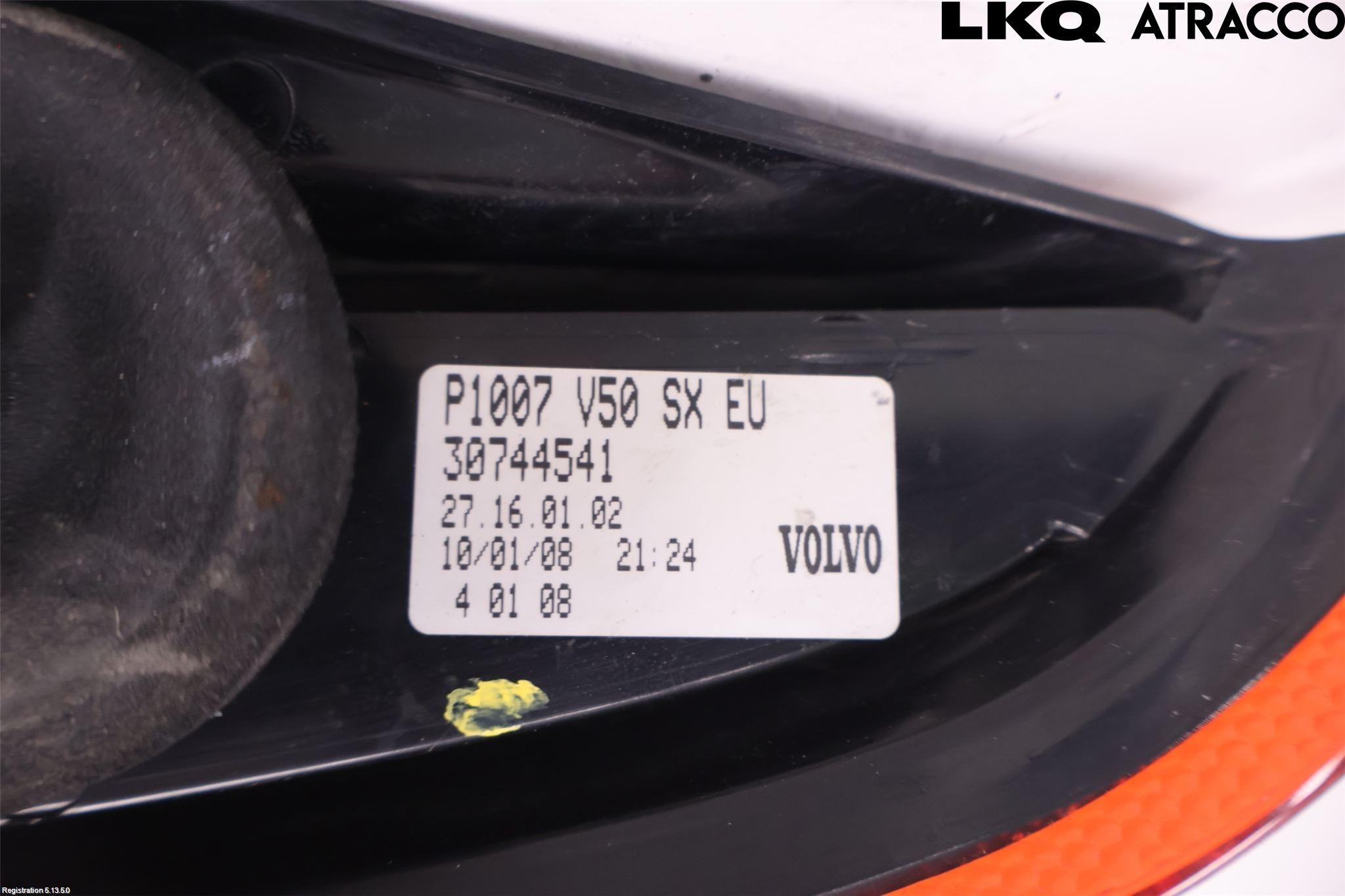 Volvo V50 08-12 Bakljus Vänster