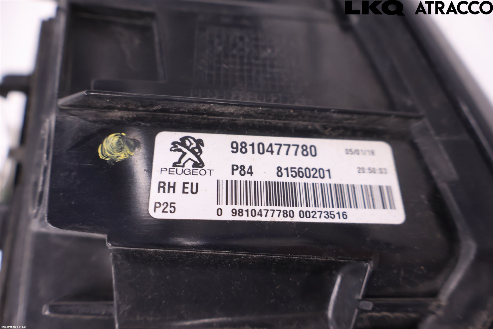 Peugeot 3008 17-24 Bakljus Lucka Hö