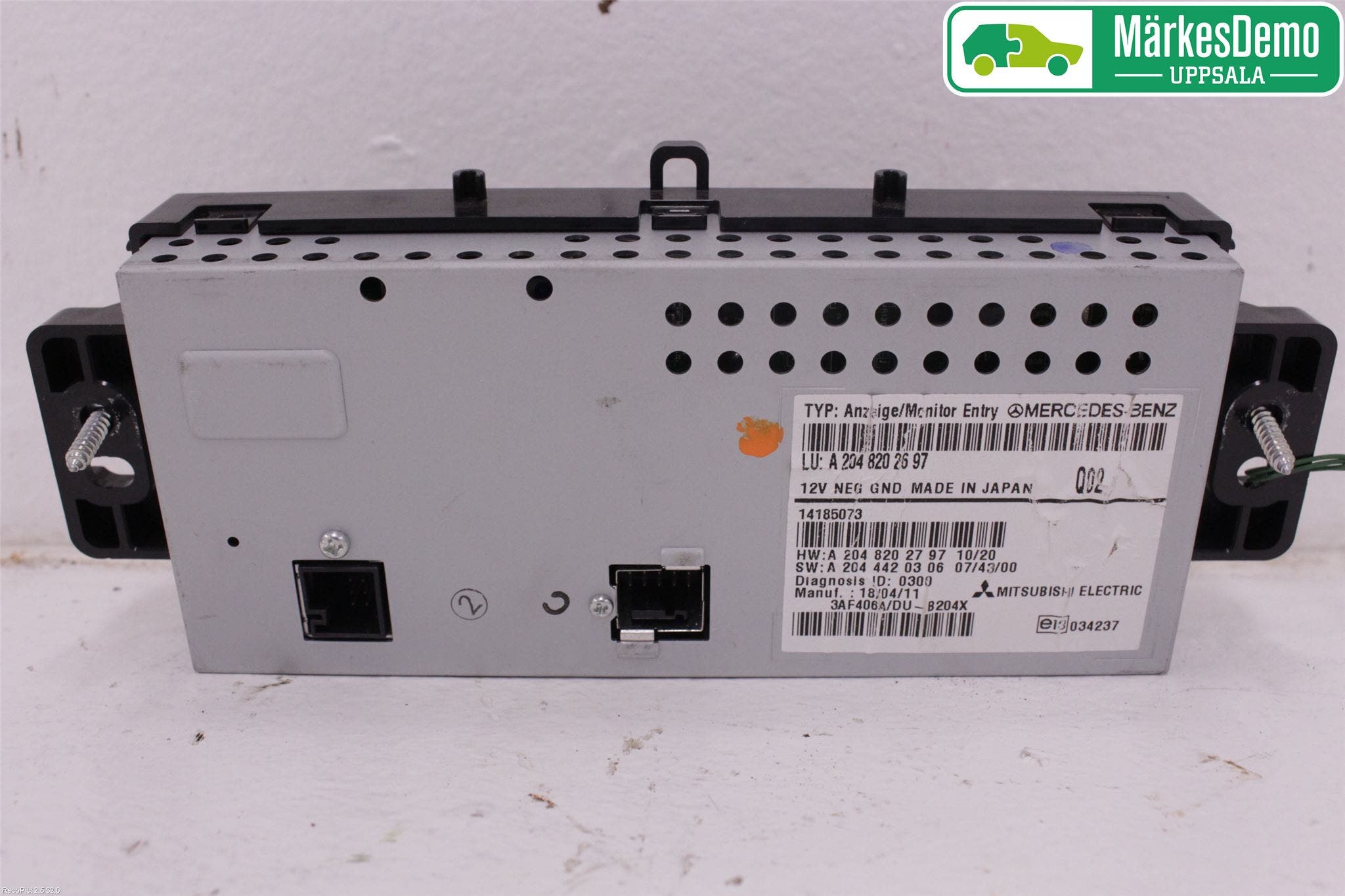 Mercedes-Benz MB GLK-KLASS (X204) 08-16 Bildskärm