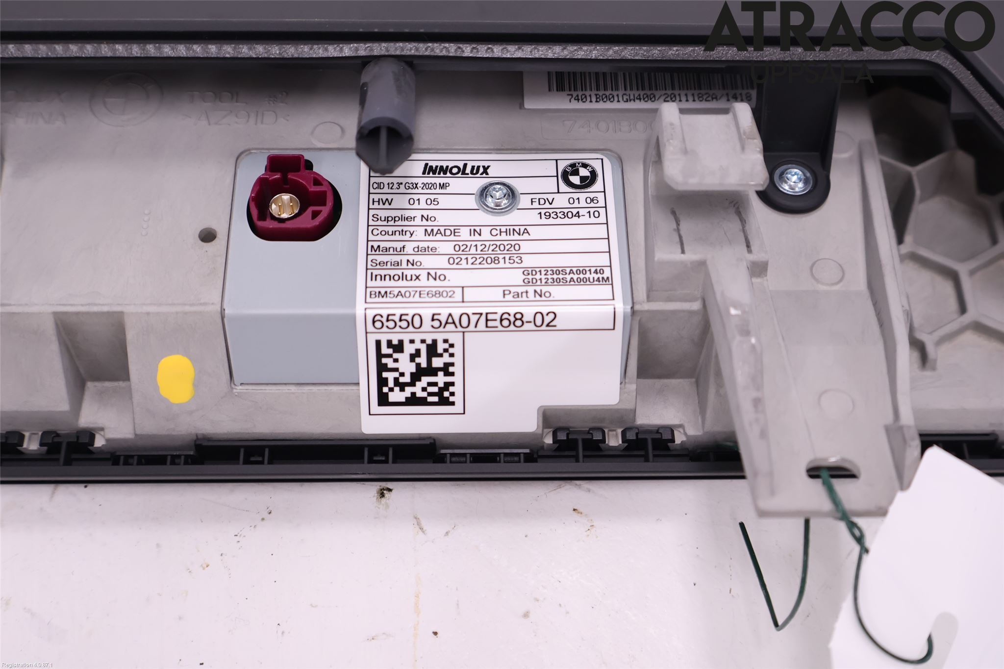 BMW 5 G30/G31/F90 17-23 Bildskärm