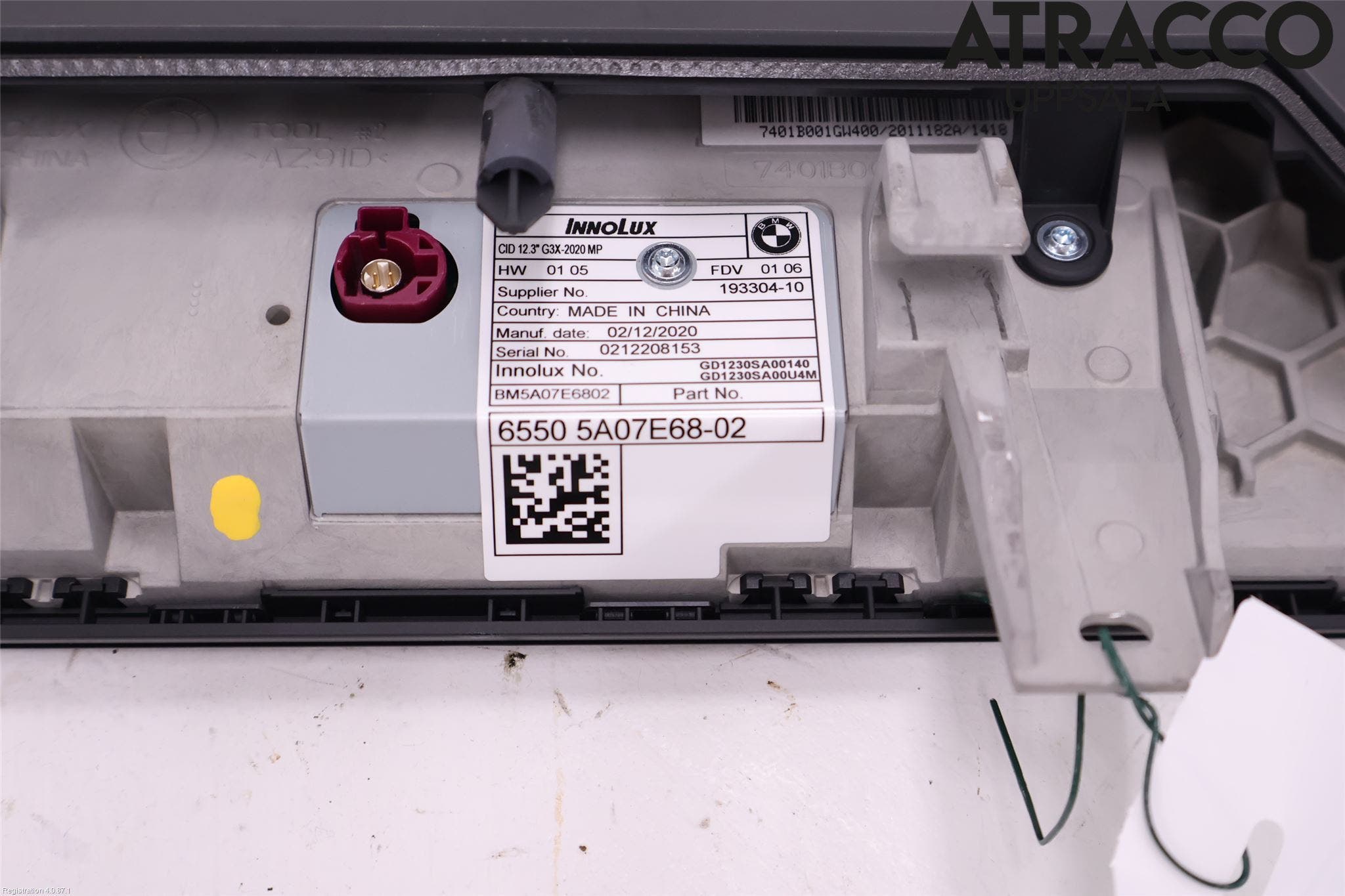 BMW 5 G30/G31/F90 17-23 Bildskärm