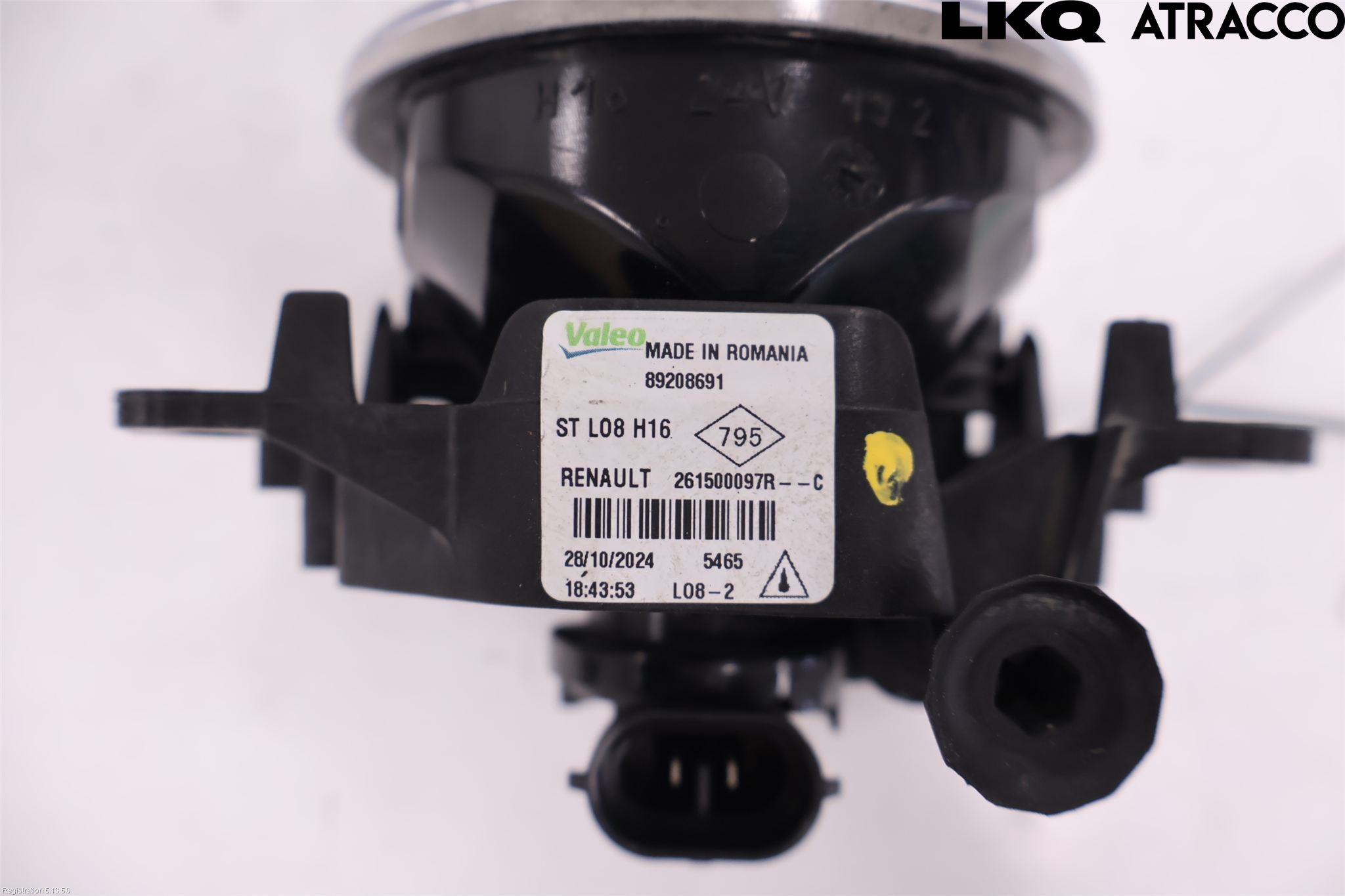 Dacia DUSTER 18-24 Dimljus-Varselljus Fram