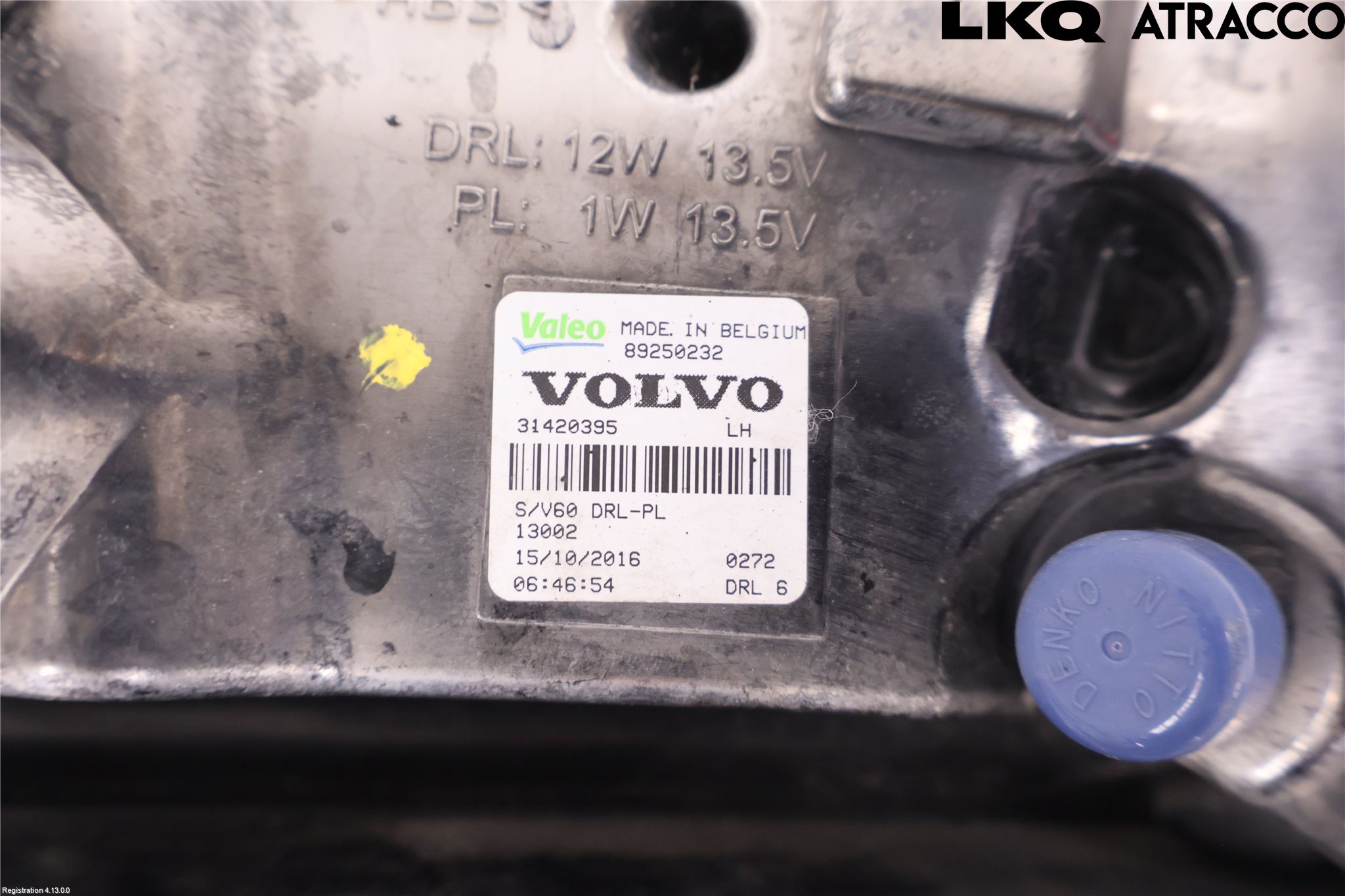 Volvo V60 14-18 Dimljus-Varselljus Fram