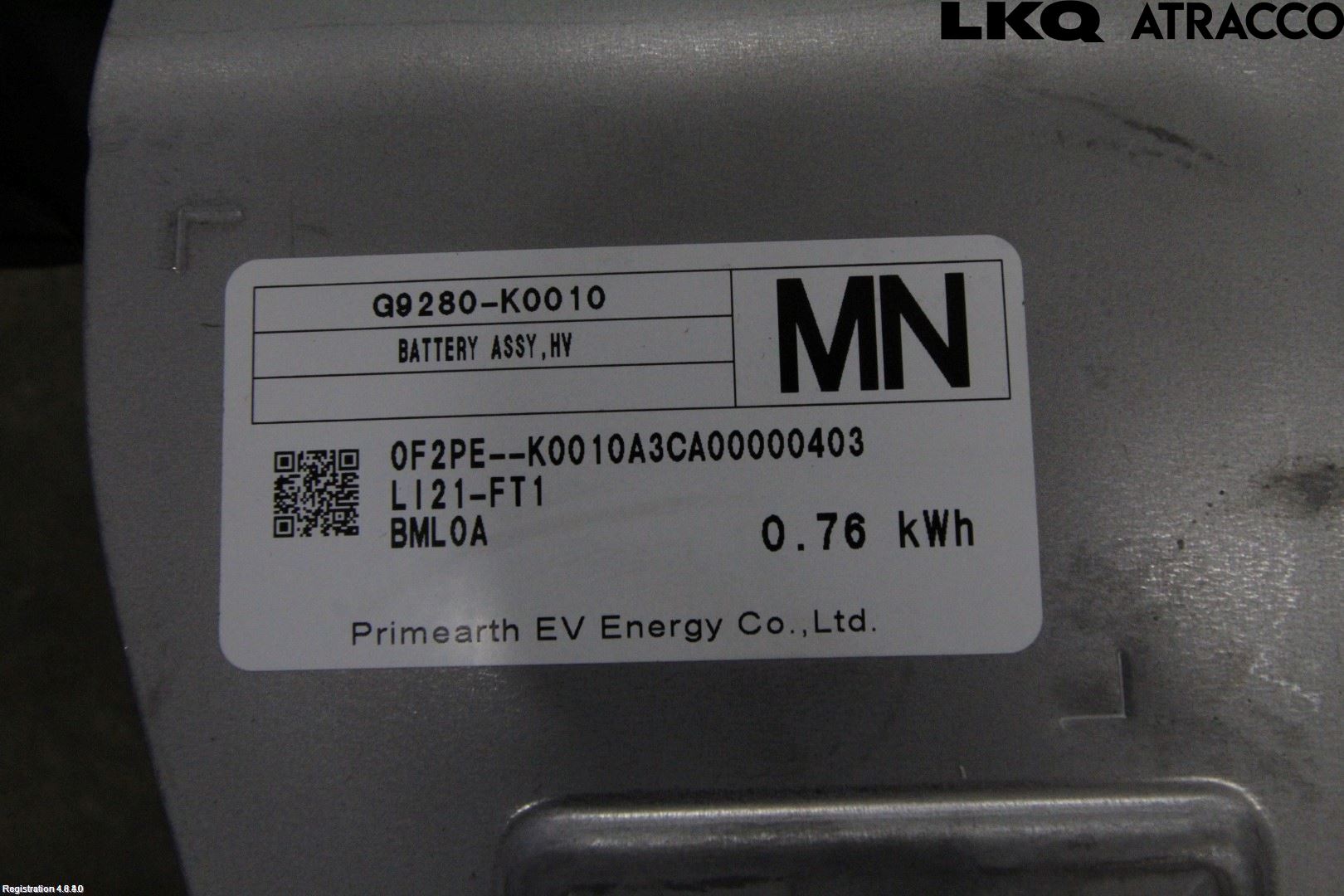 Toyota YARIS XP21 20- Batteri Högspänning