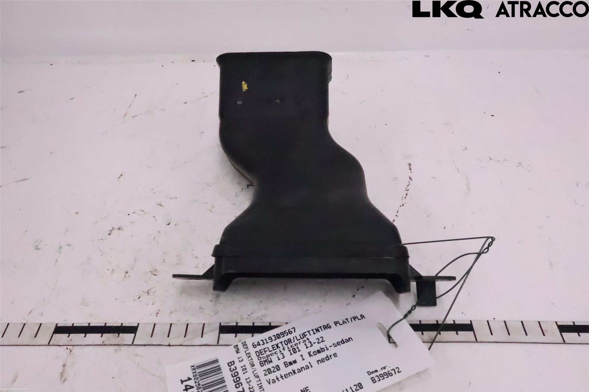 BMW i3 I01 13-22 Deflektor Plåt-Plast Kylning