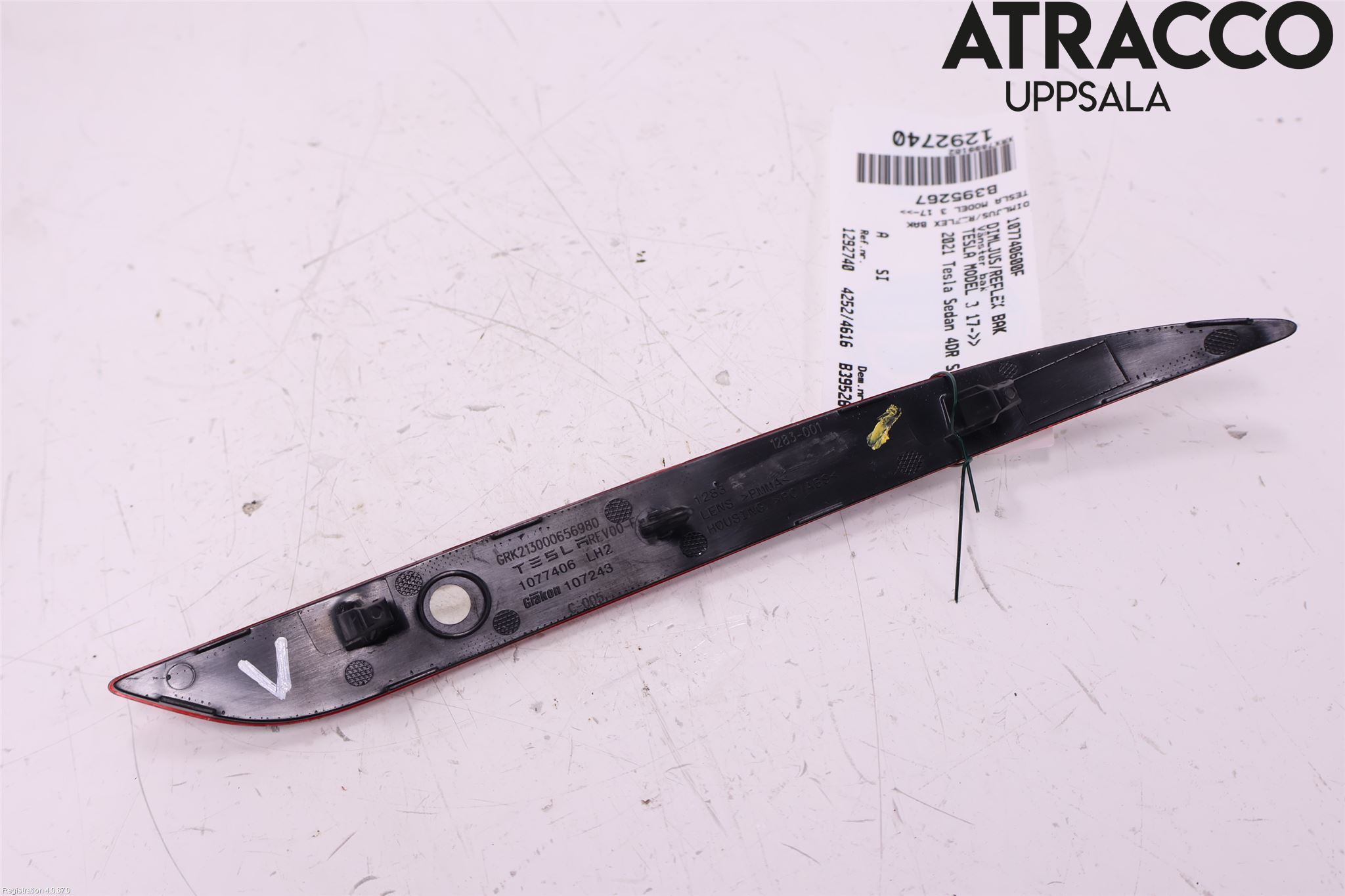 Tesla MODEL 3 17- Dimljus/Reflex Bak