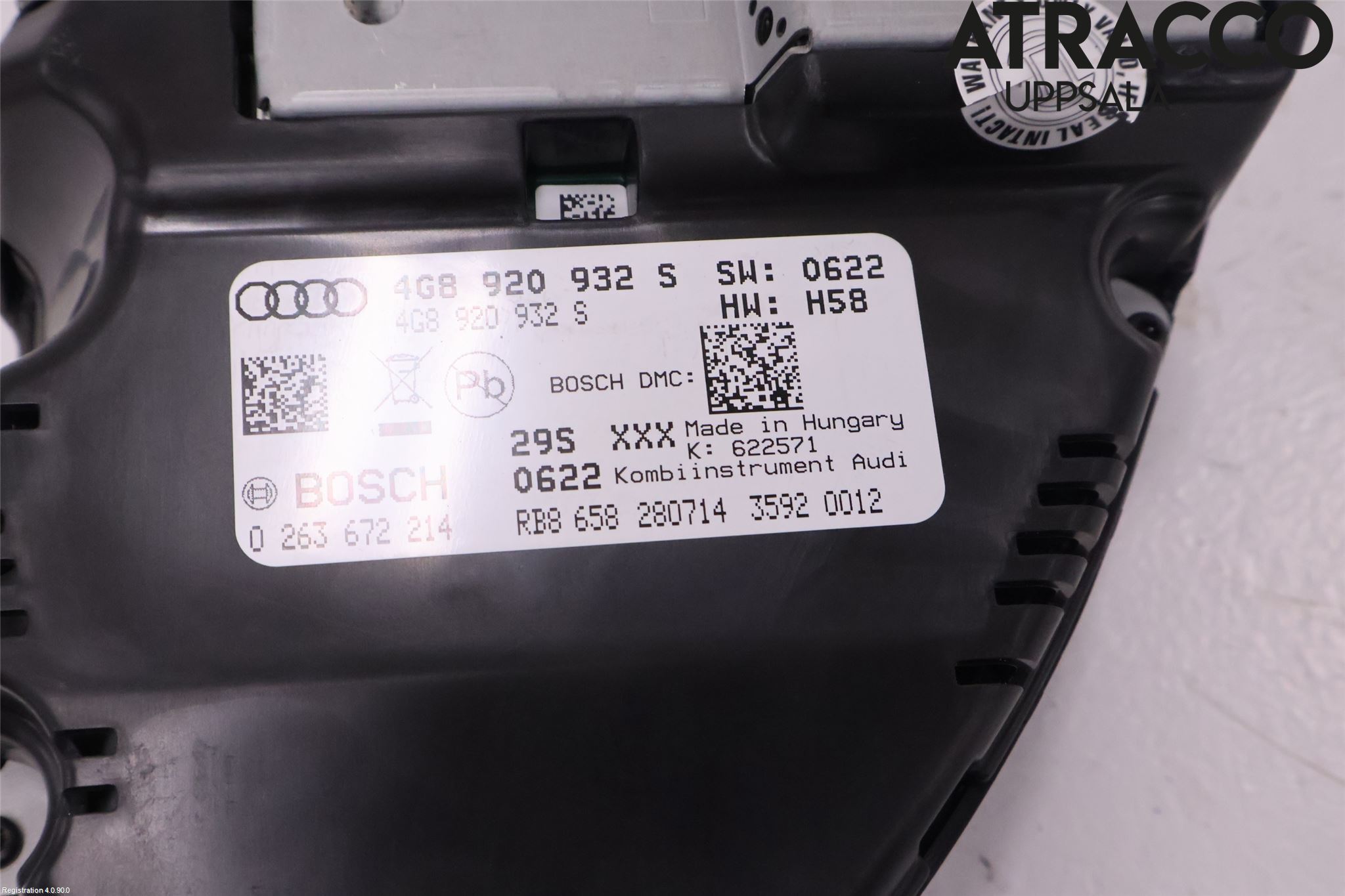 Audi A6/S6 4G 11-18 Instrument Hast