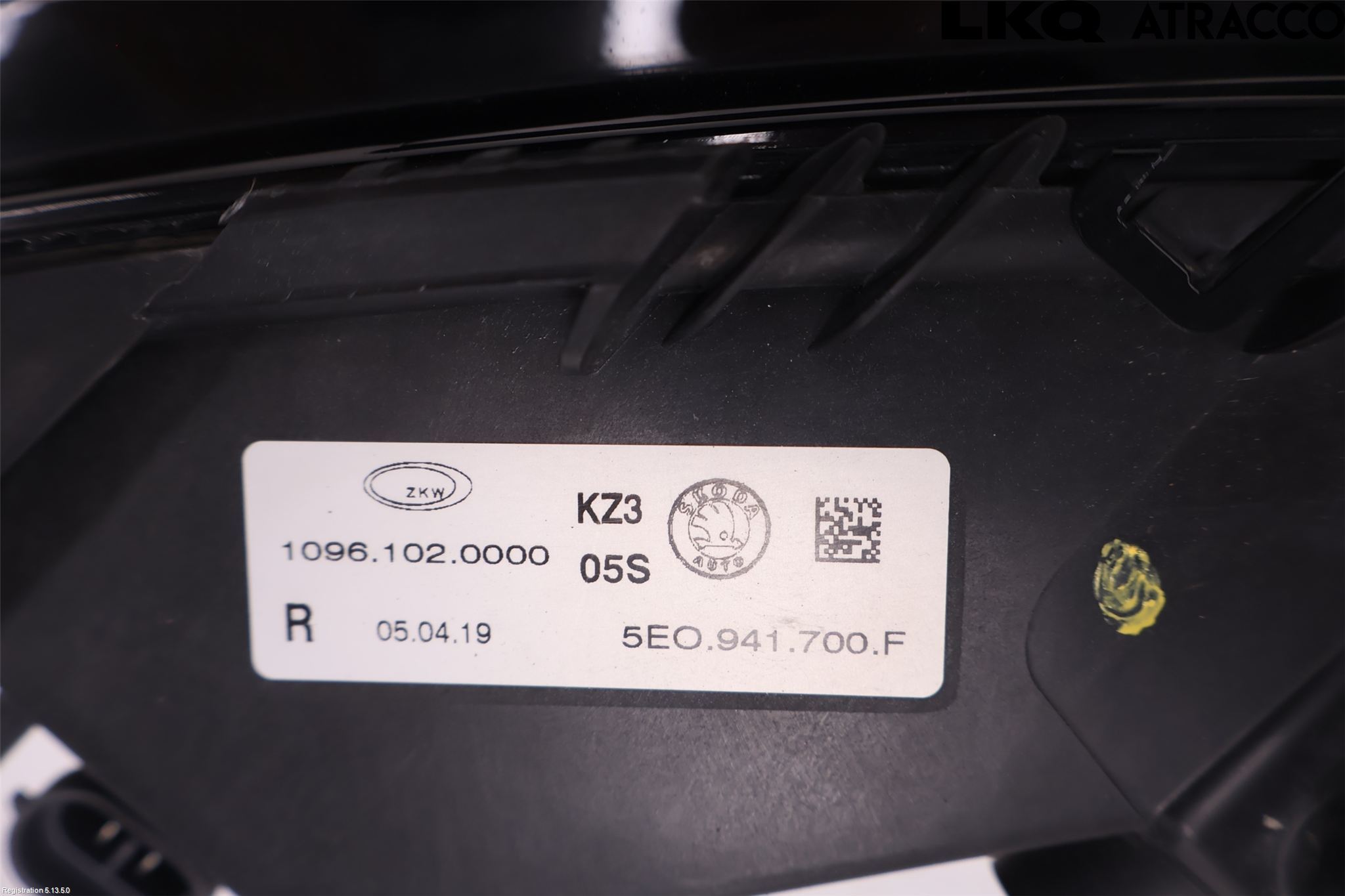 Skoda OCTAVIA (5E) 13-20 Dimljus-Varselljus Fram