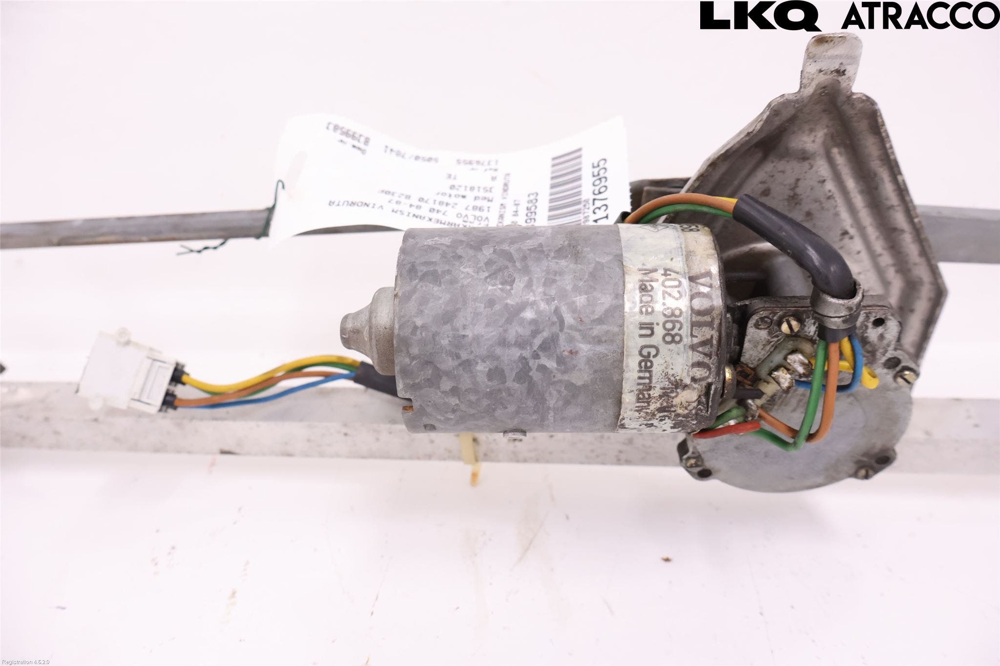 Volvo 740 84-87 Torkarmekanism Vindruta