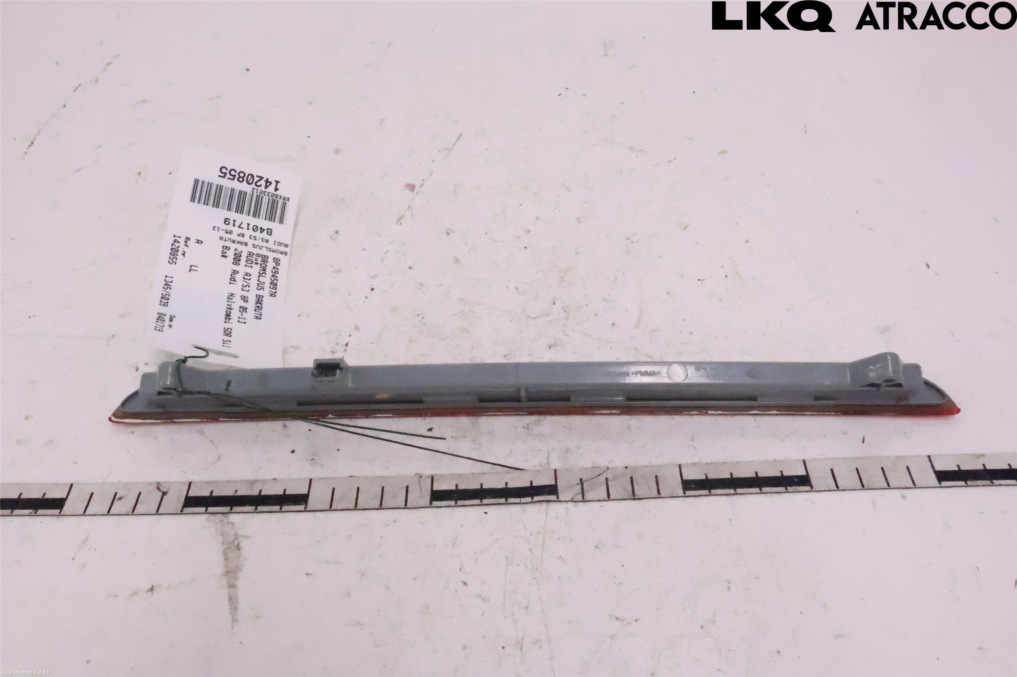 Audi A3/S3 05-13 Bromsljus Bakruta