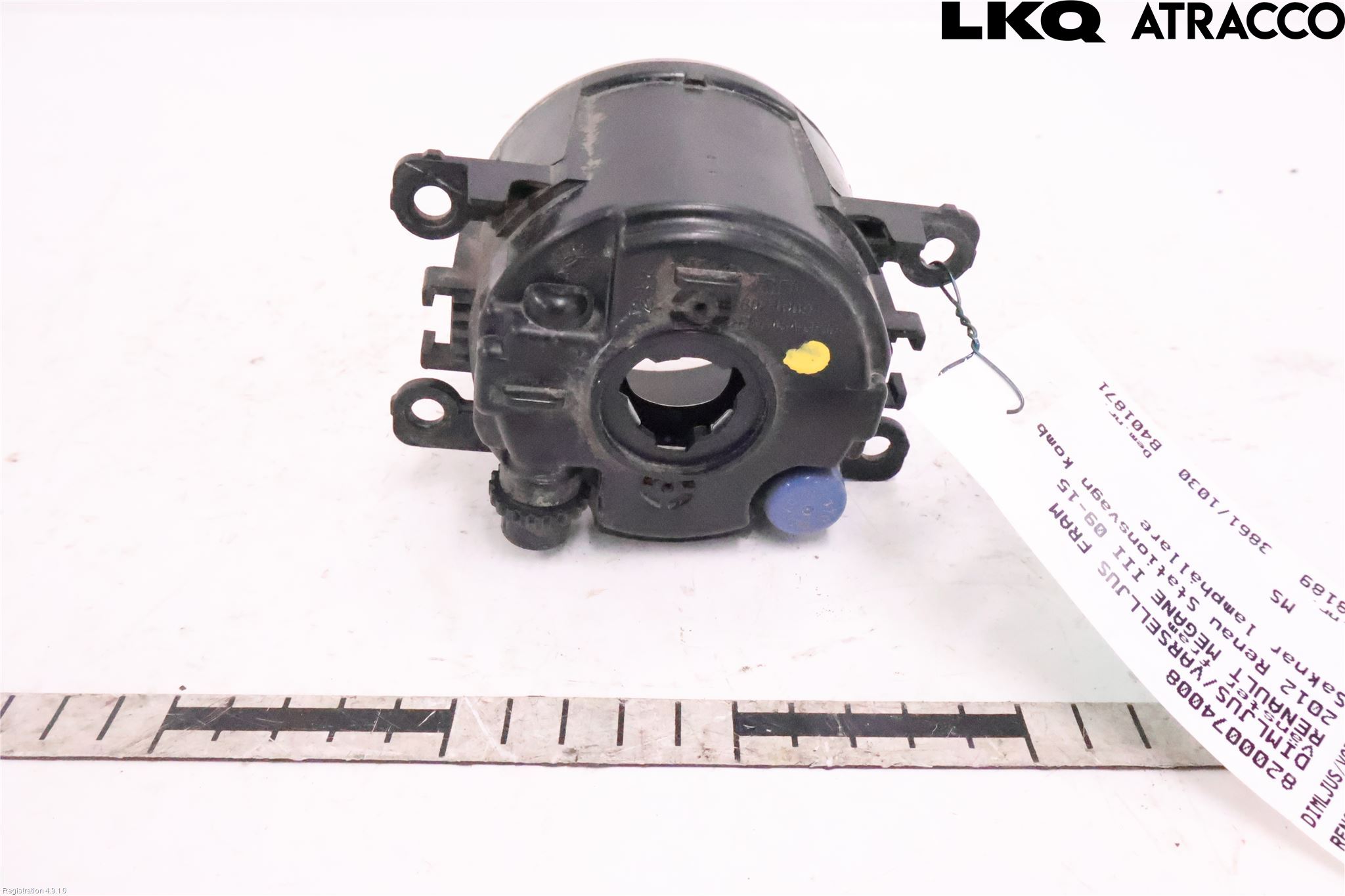 Renault MEGANE III 09-15 Dimljus-Varselljus Fram