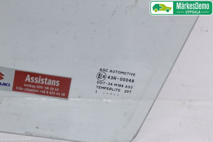 Suzuki SWIFT 11-16 Dörruta 2D Vänster