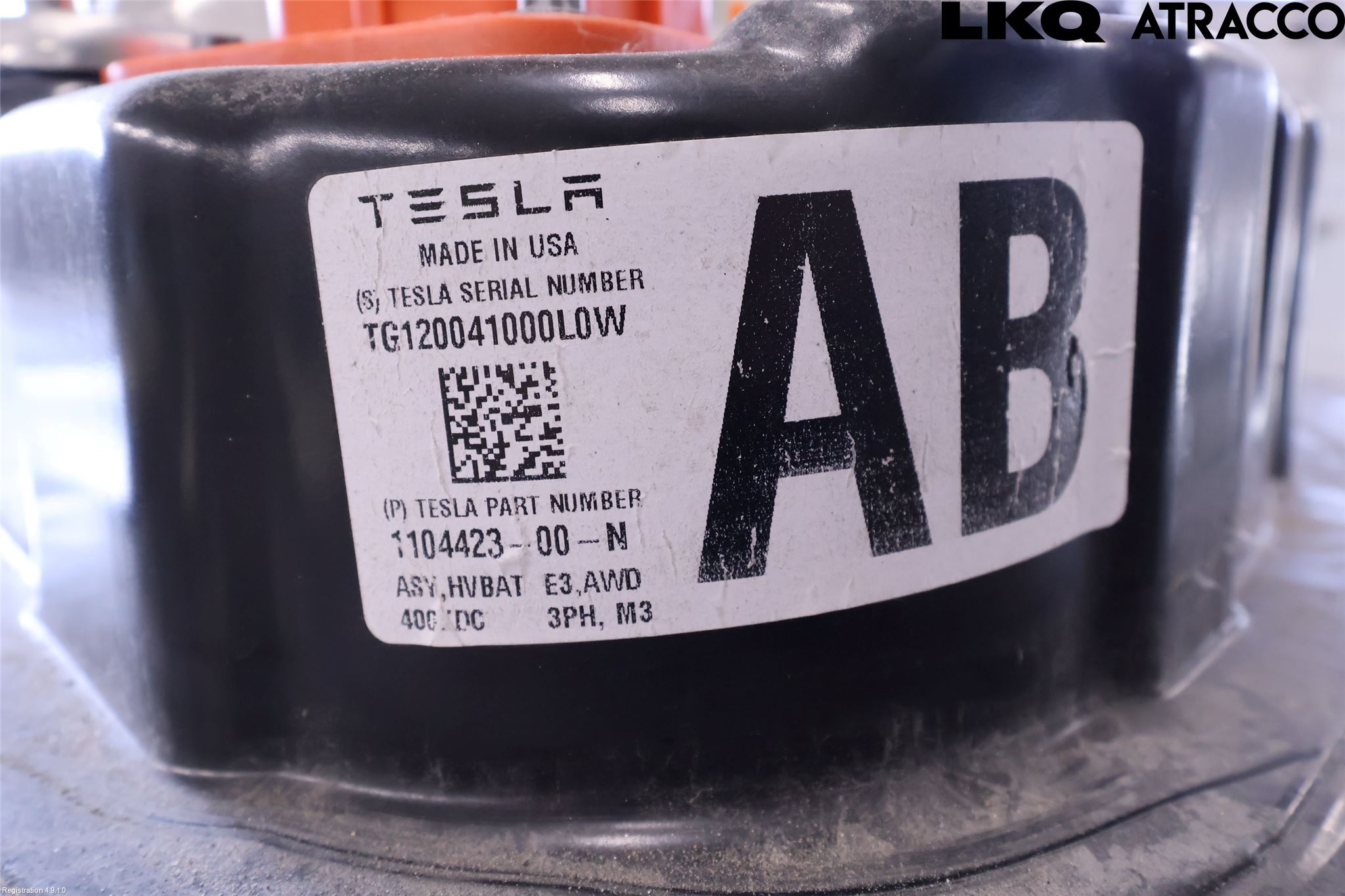 Tesla MODEL 3 17- Batteri Högspänning