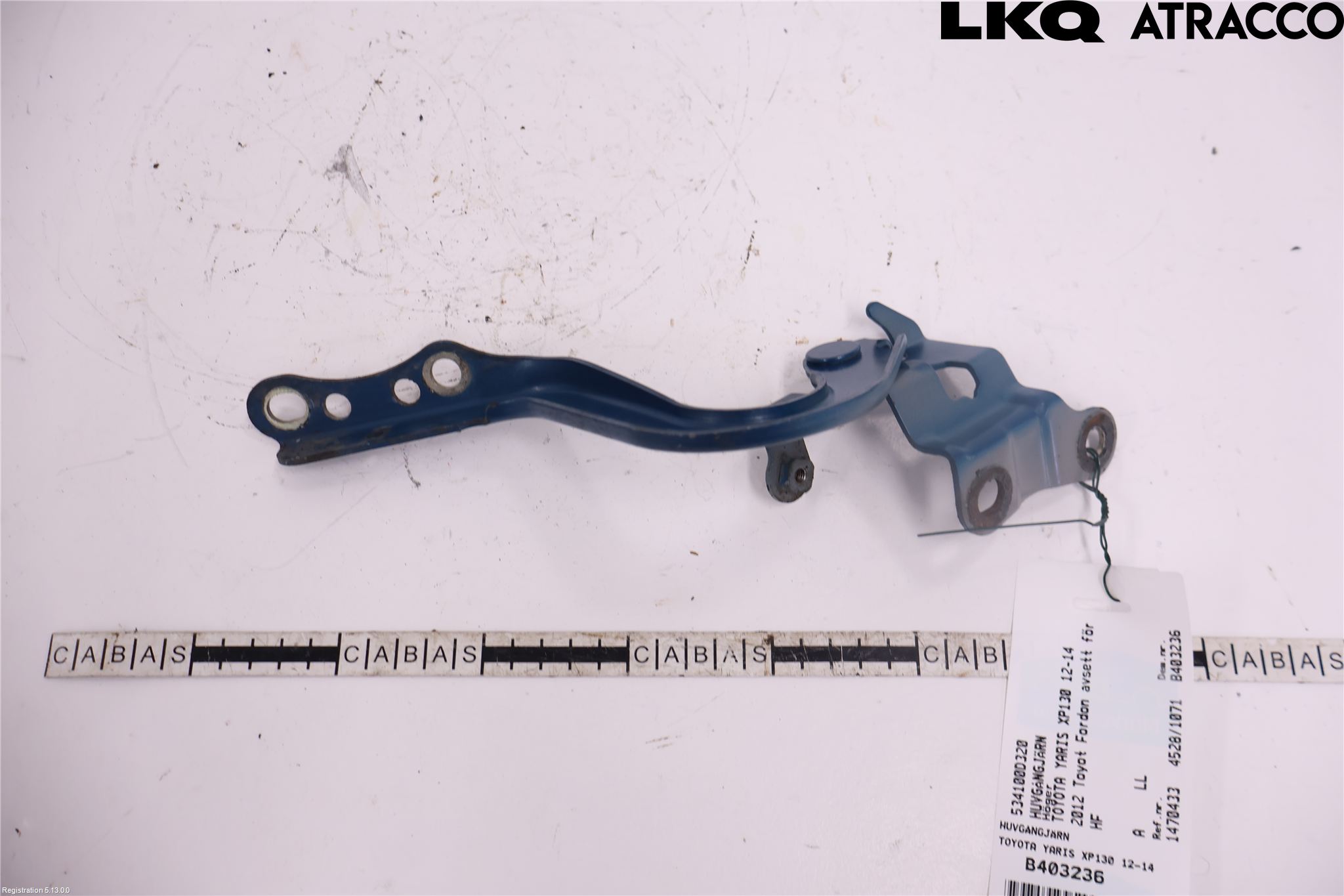Toyota YARIS XP130 12-14 Huvgångjärn