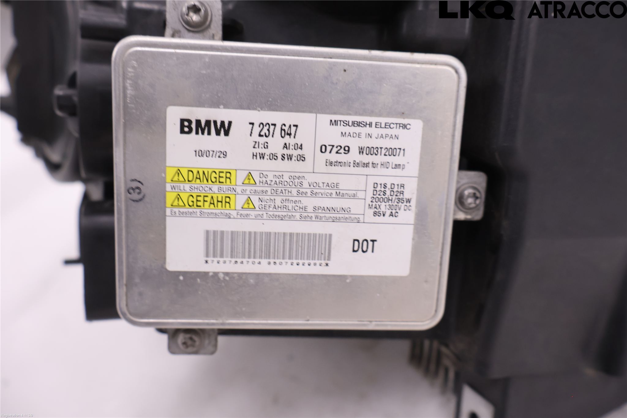 BMW 5 GT F07 09-17 Strålkastare Vänster