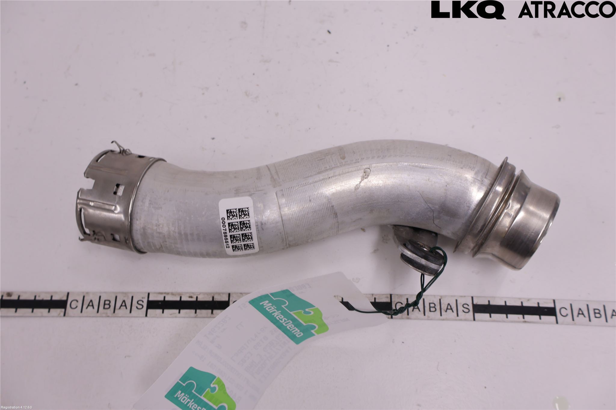 BMW 3 G20/G21/G80/G81 19- Laddluft-Intercoolerrör