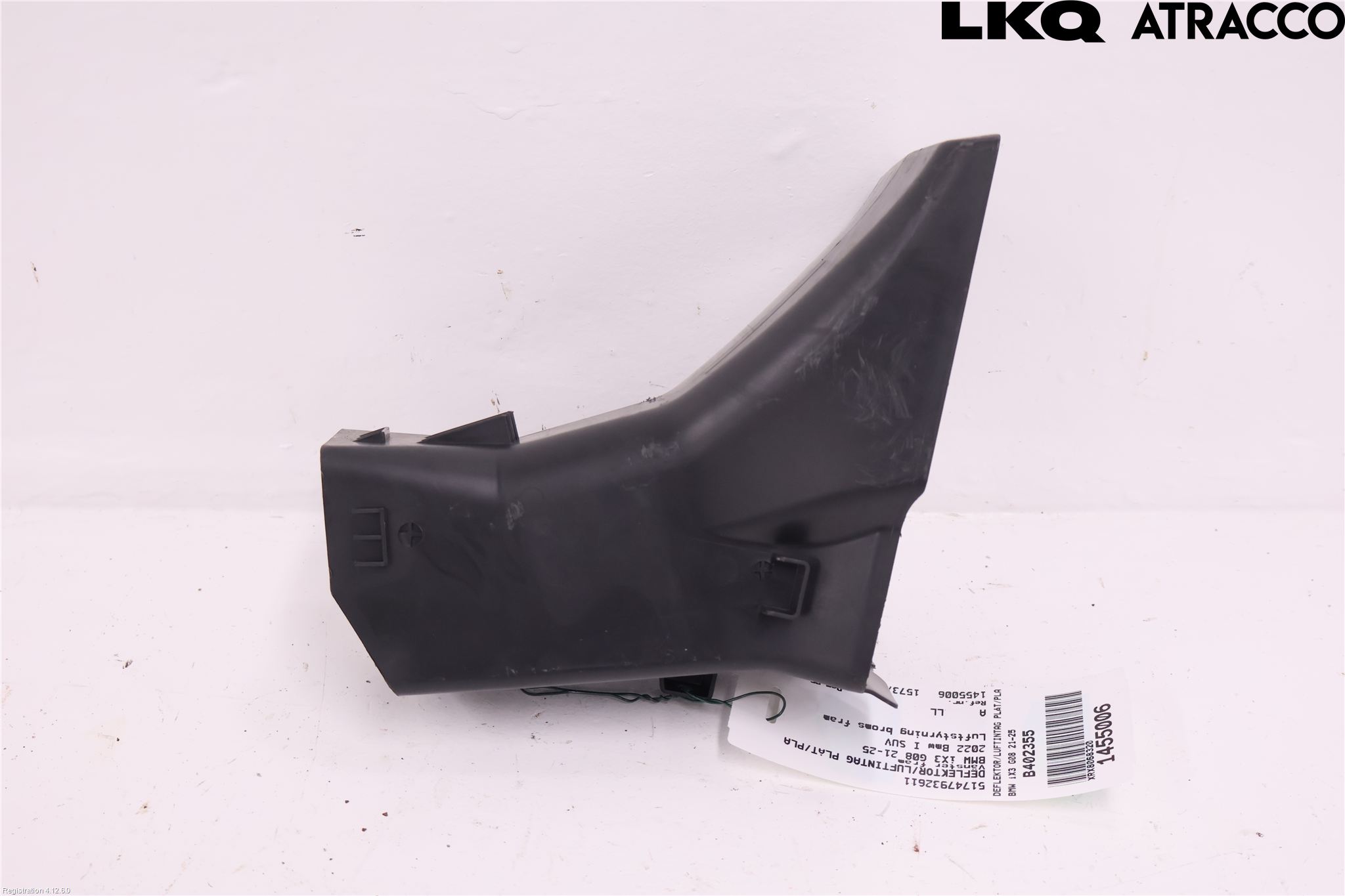BMW iX3 G08 21- Deflektor Plåt-Plast Kylning