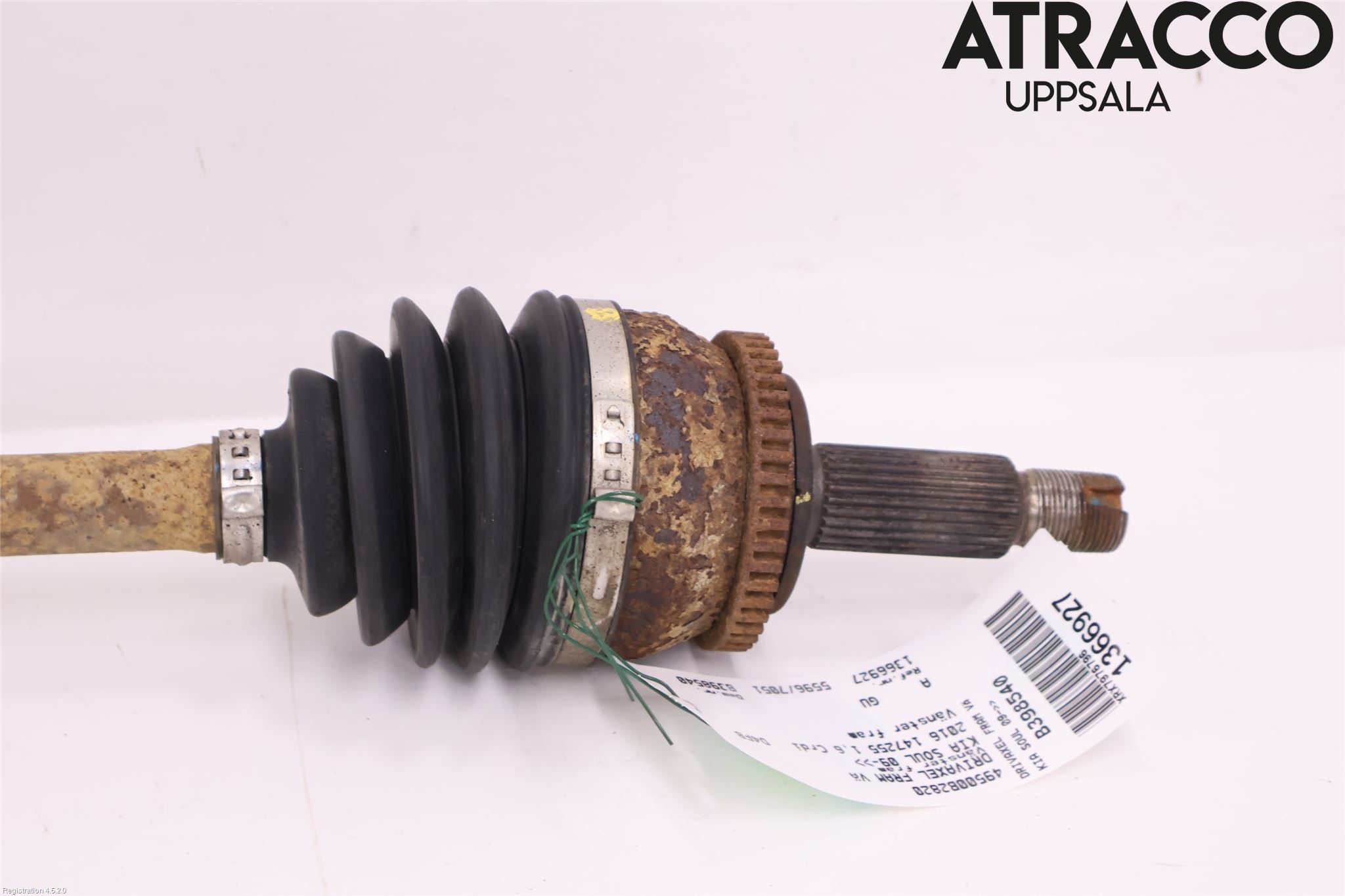 Kia SOUL 09- Drivaxel Fram Vänster