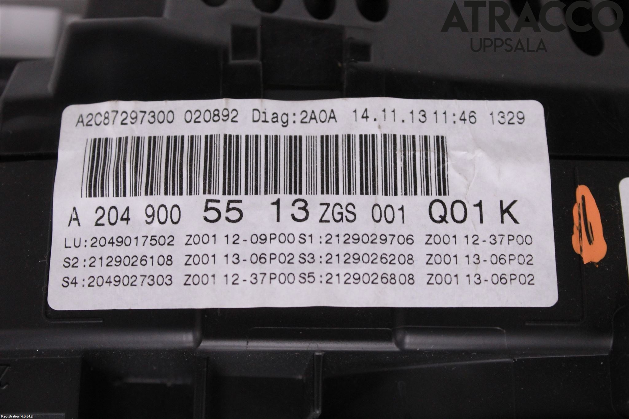 Mercedes-Benz MB C-KLASS (W204) 07-15 Instrument Komb