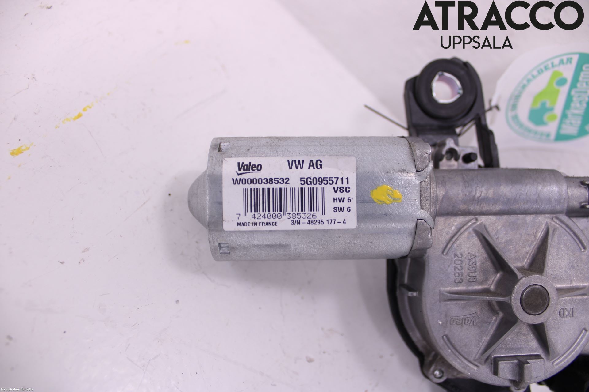 Volkswagen VW GOLF / E-GOLF VII 13-20 Torkarmotor Baklucka