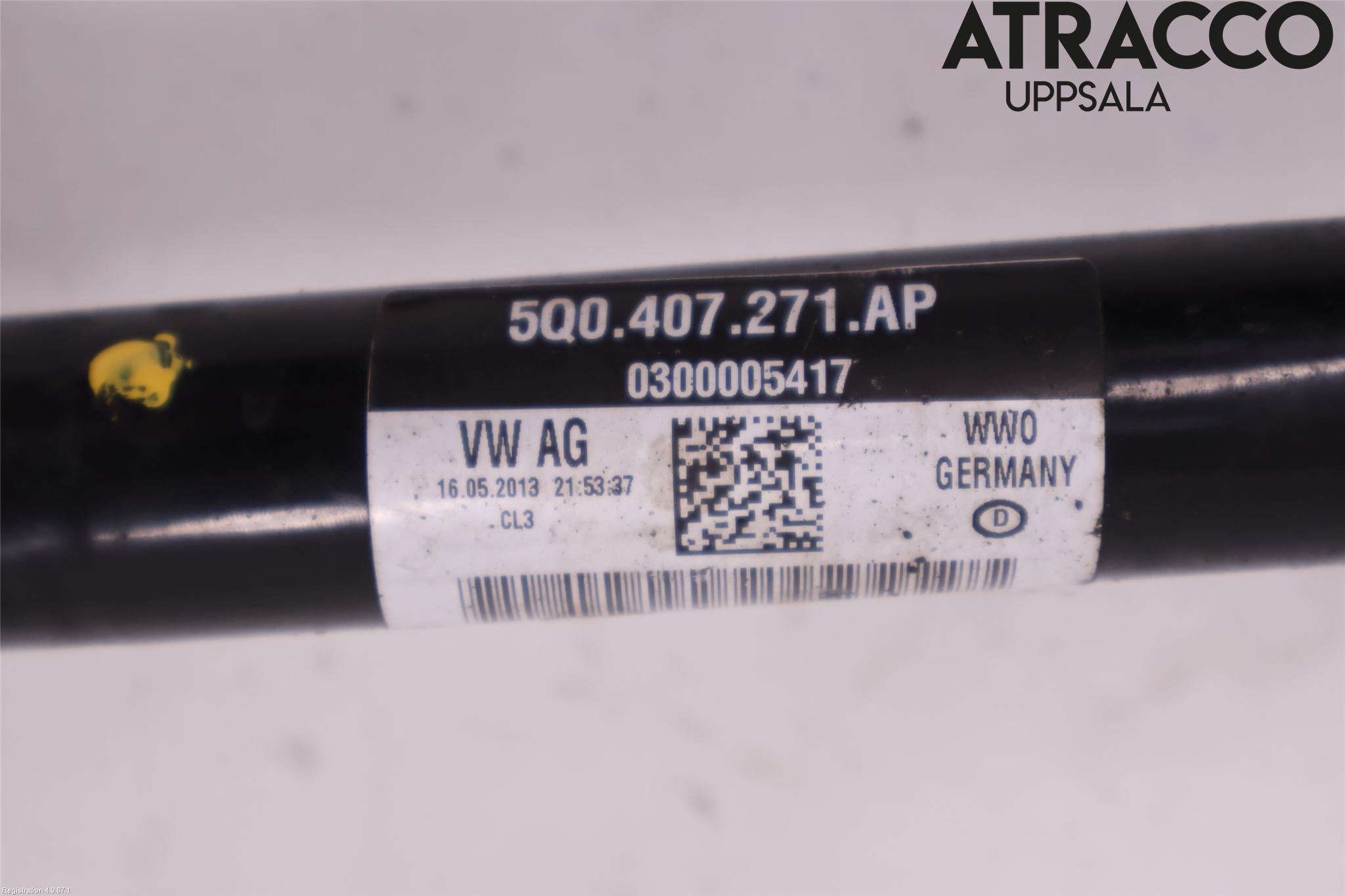 Volkswagen VW GOLF / E-GOLF VII 13-20 Drivaxel Fram Vänster