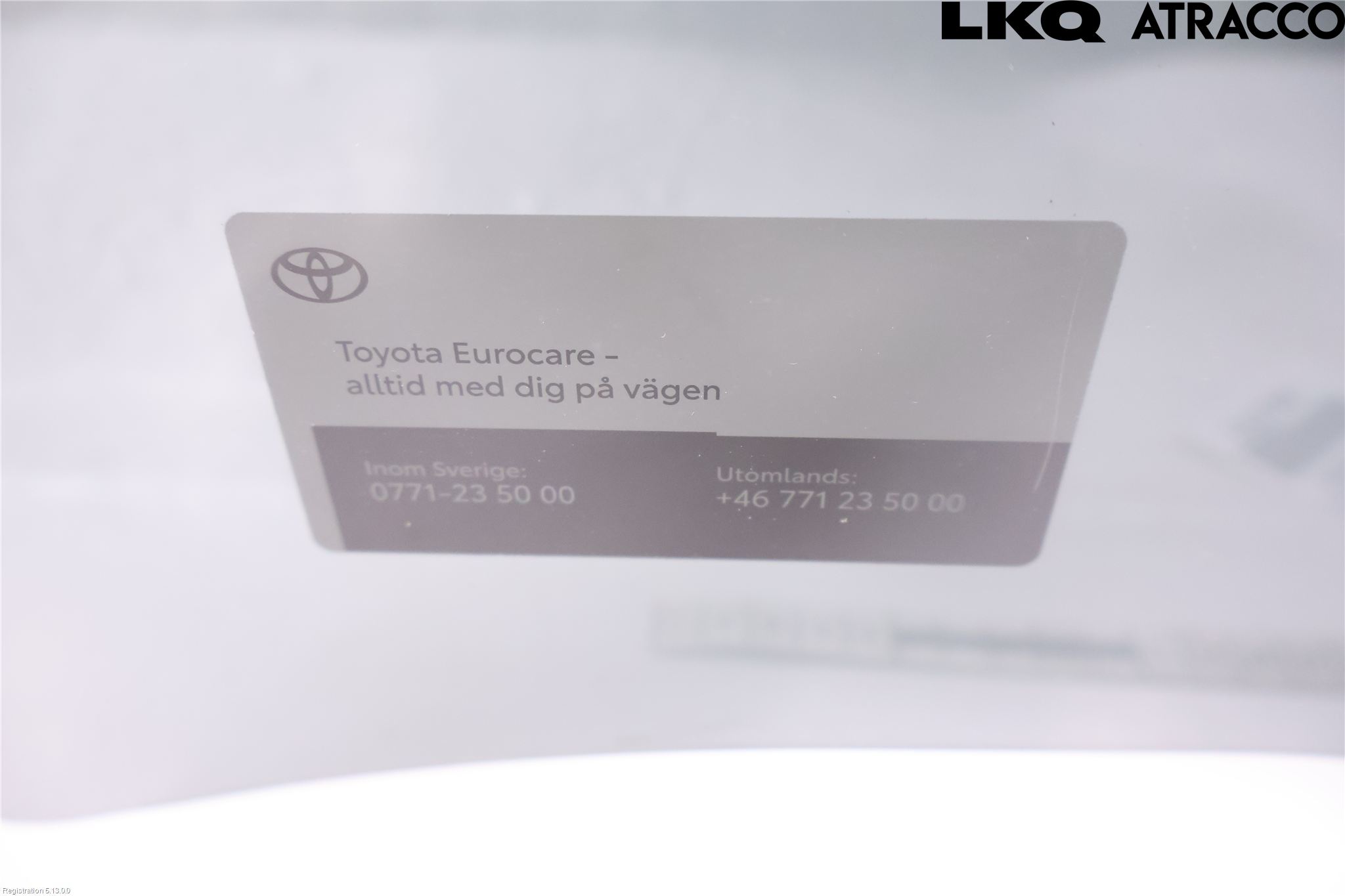 Toyota RAV4 19- Dörruta Bak Vänster