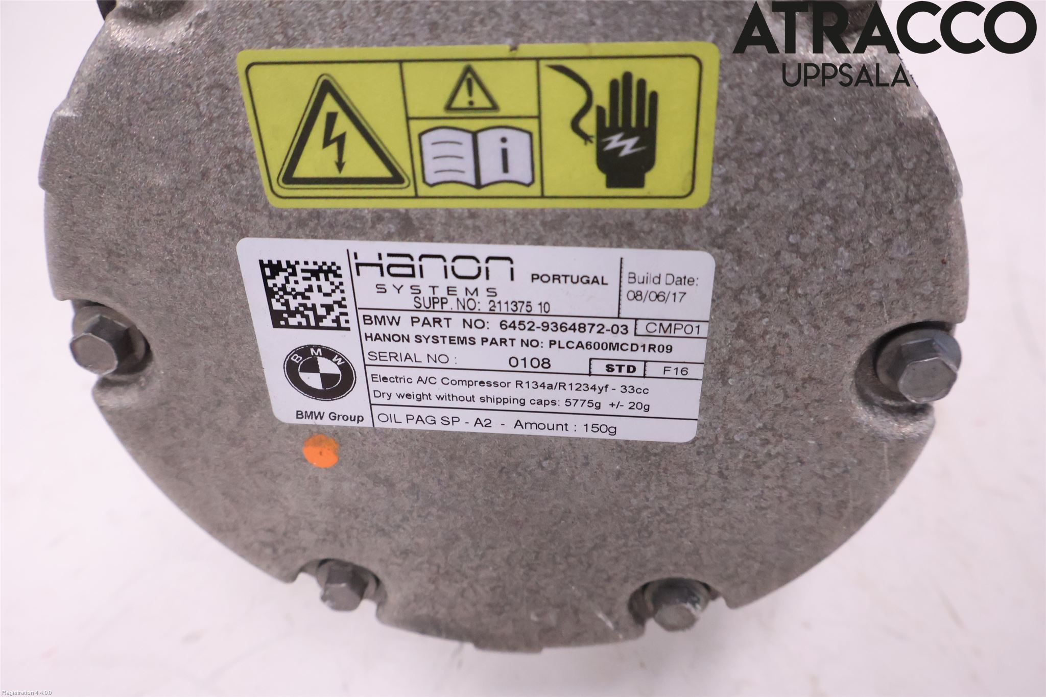 BMW 3 F30/F31/F80 12-19 Ac Kompressor