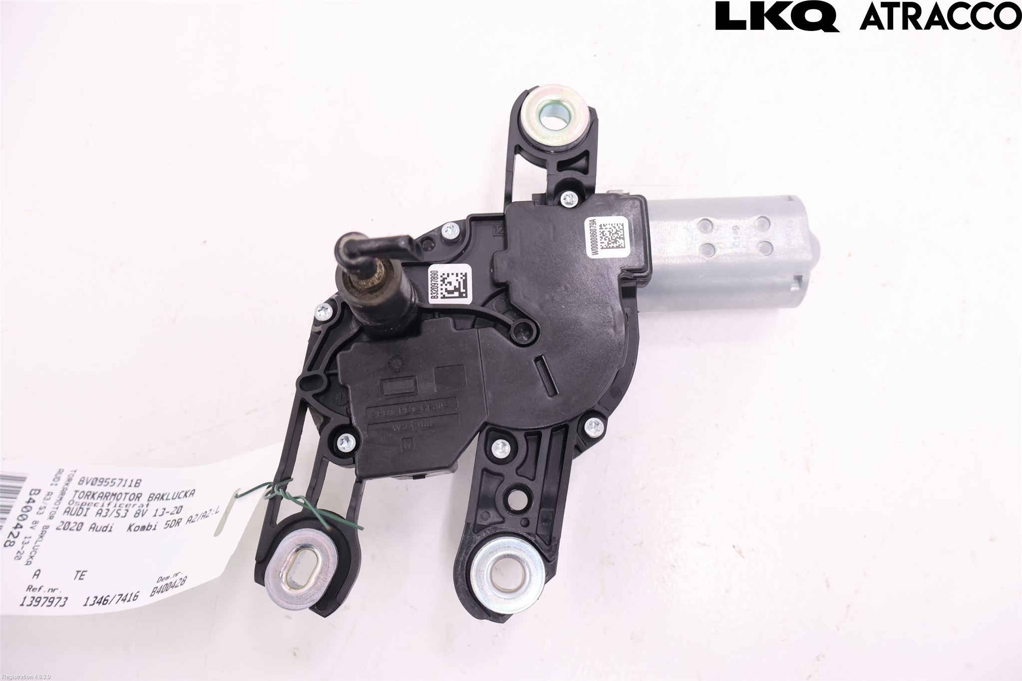 Audi A3/S3 8V 13-20 Torkarmotor Baklucka