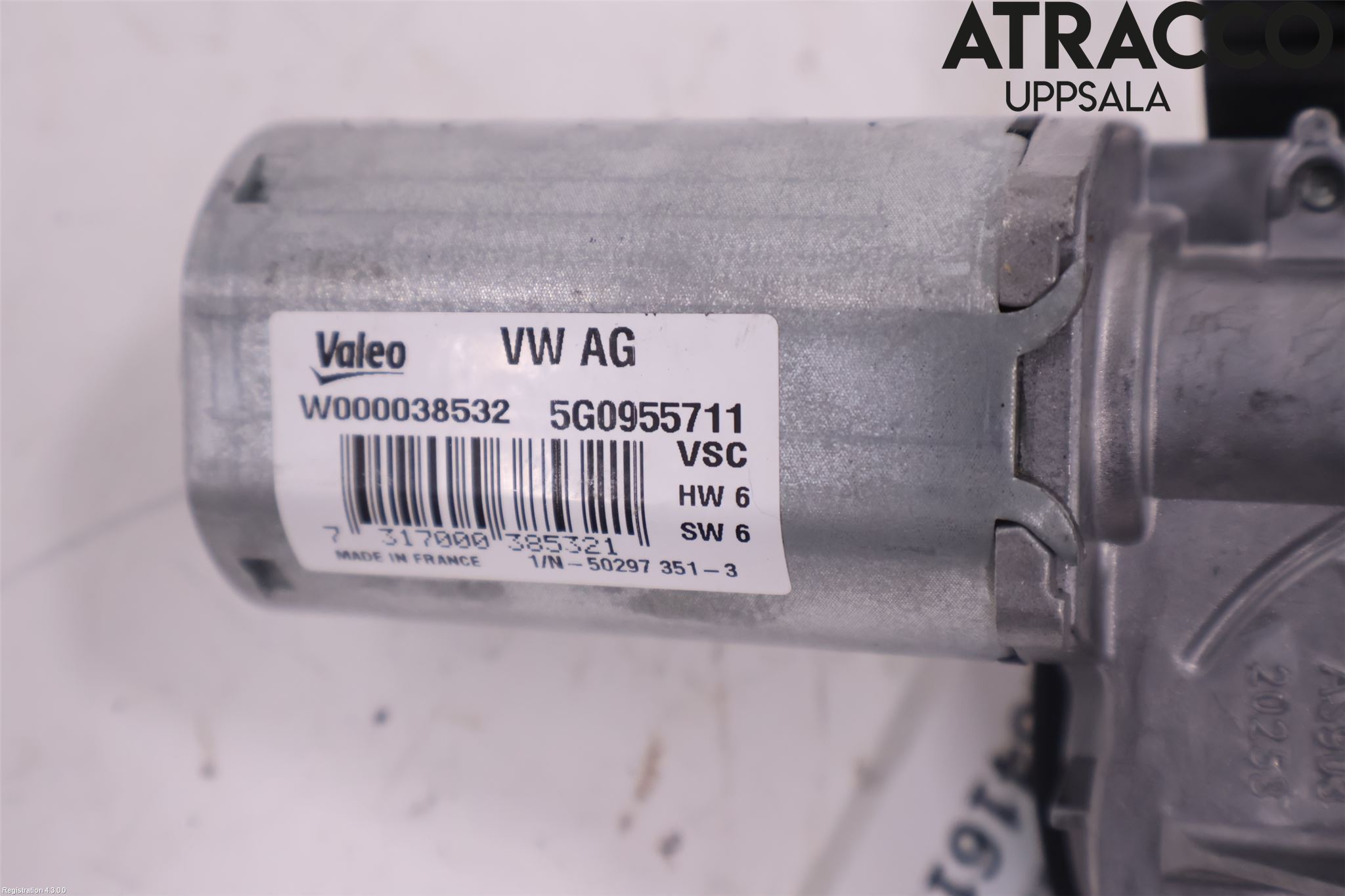 Volkswagen VW GOLF / E-GOLF VII 13-20 Torkarmotor Baklucka