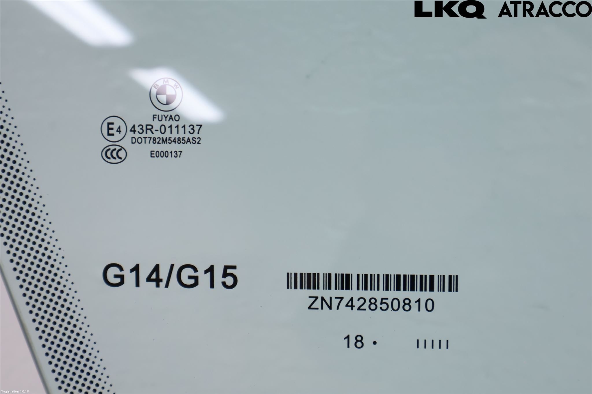 BMW 8 G14/G15/G16 18- Dörruta Fram Höger