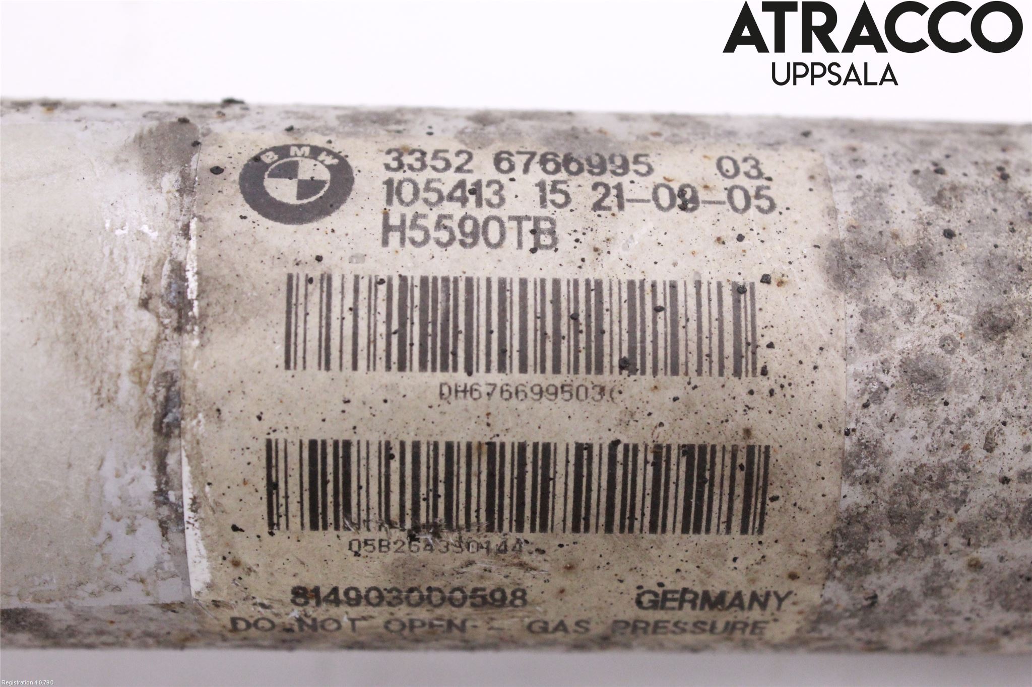 BMW 5 E60/61 Sed/Tou 02-10 Fjäderben Bak Vänster